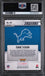 Graded 2025 Panini Instant Isaac Teslaa #65 Rookie RC Football Card PSA 10 Gem Mint