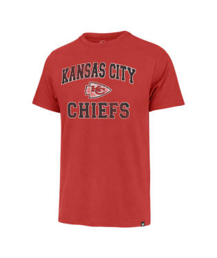 KANSAS CITY CHIEFS RACER RED UNION ARCH FRANKLIN TEE MEN M - XL - 757 Sports Collectibles