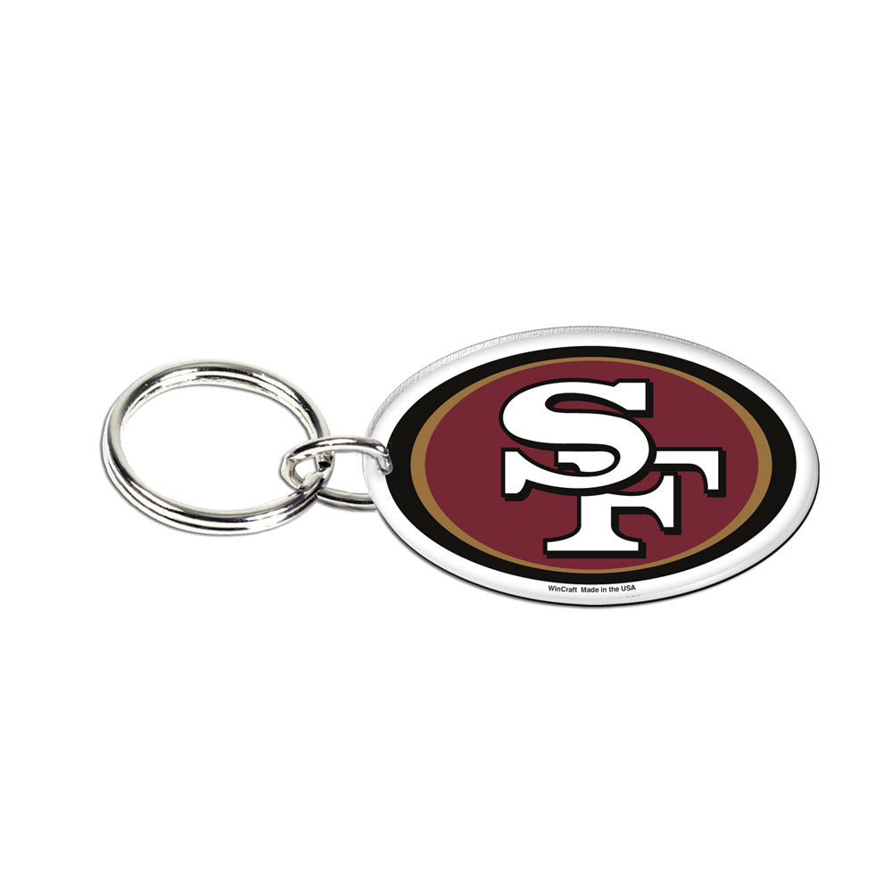 San Francisco 49ers Acrylic Logo Keychain - Sports Collectibles, Sports Memorabilia, Sports Fan Shop, Sports Gifts