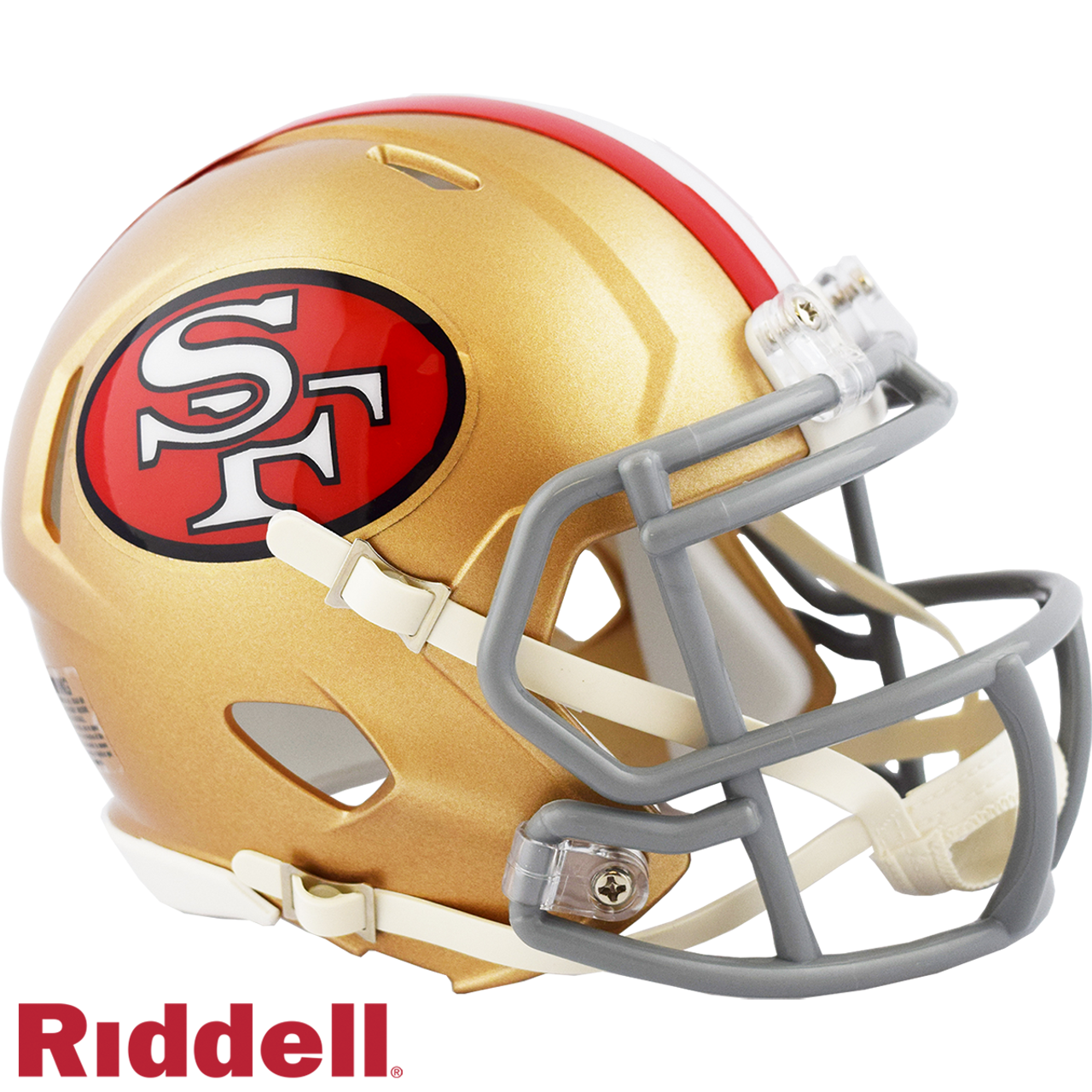 San Francisco 49ers Helmet Riddell Replica Mini Speed Style 1964-1995 T/B - Sports Collectibles, Sports Memorabilia, Sports Fan Shop, Sports Gifts