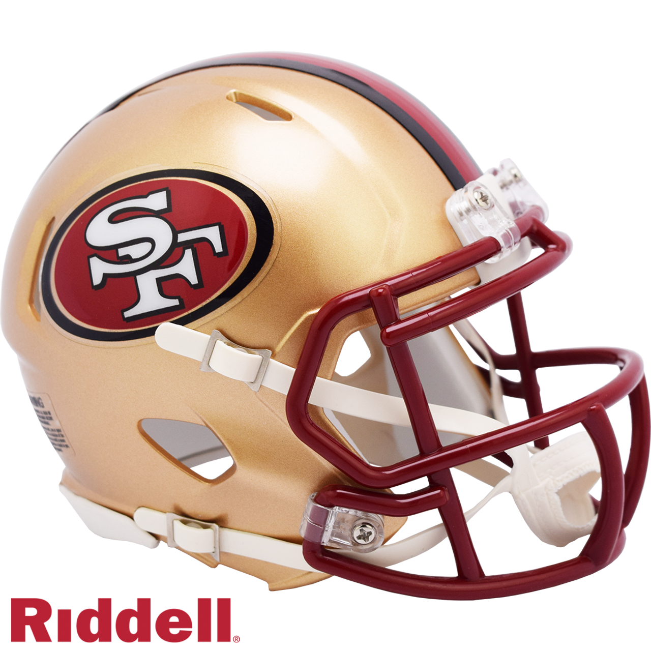 San Francisco 49ers Helmet Riddell Replica Mini Speed Style 1996-2008 T/B - Sports Collectibles, Sports Memorabilia, Sports Fan Shop, Sports Gifts