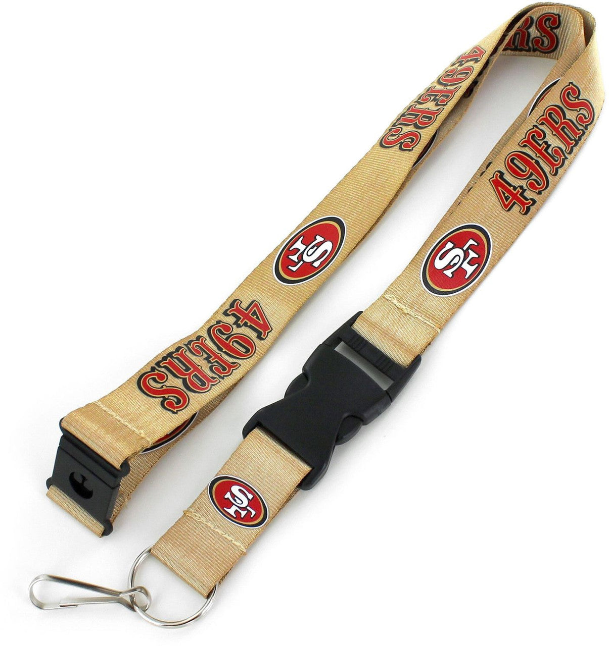 San Francisco 49ers Breakaway Lanyard - Sports Gifts, Sports Memorabilia, Sports Collectibles, Fan Shop