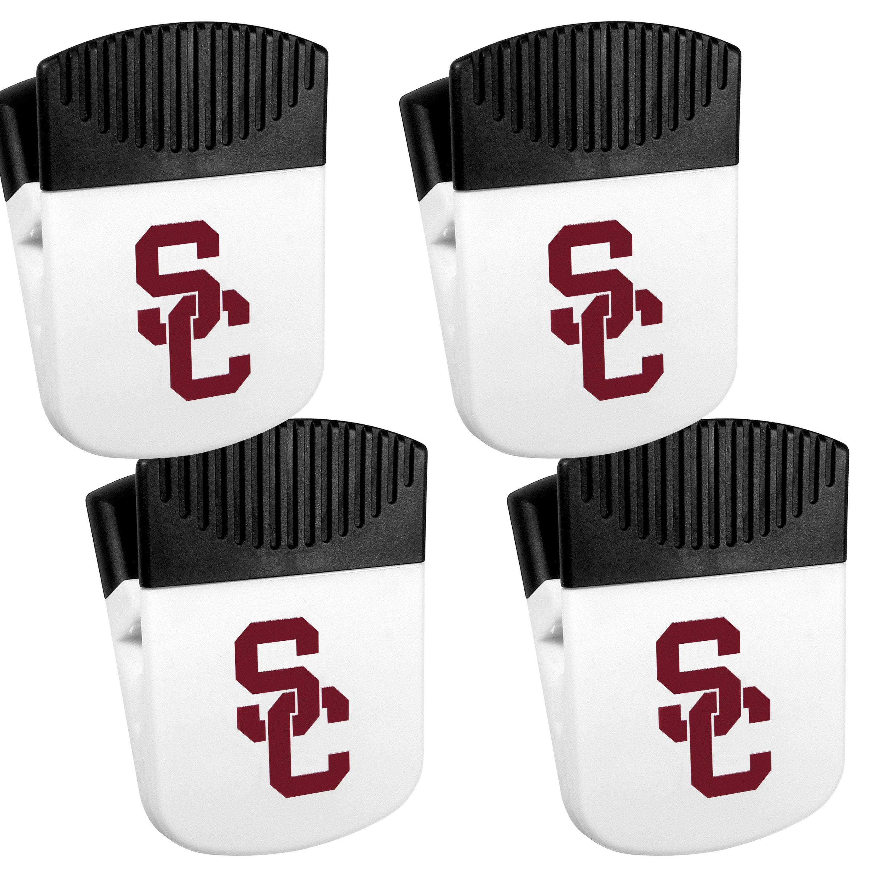 USC Trojans Chip Clip Magnet with Bottle Opener, 4 pack