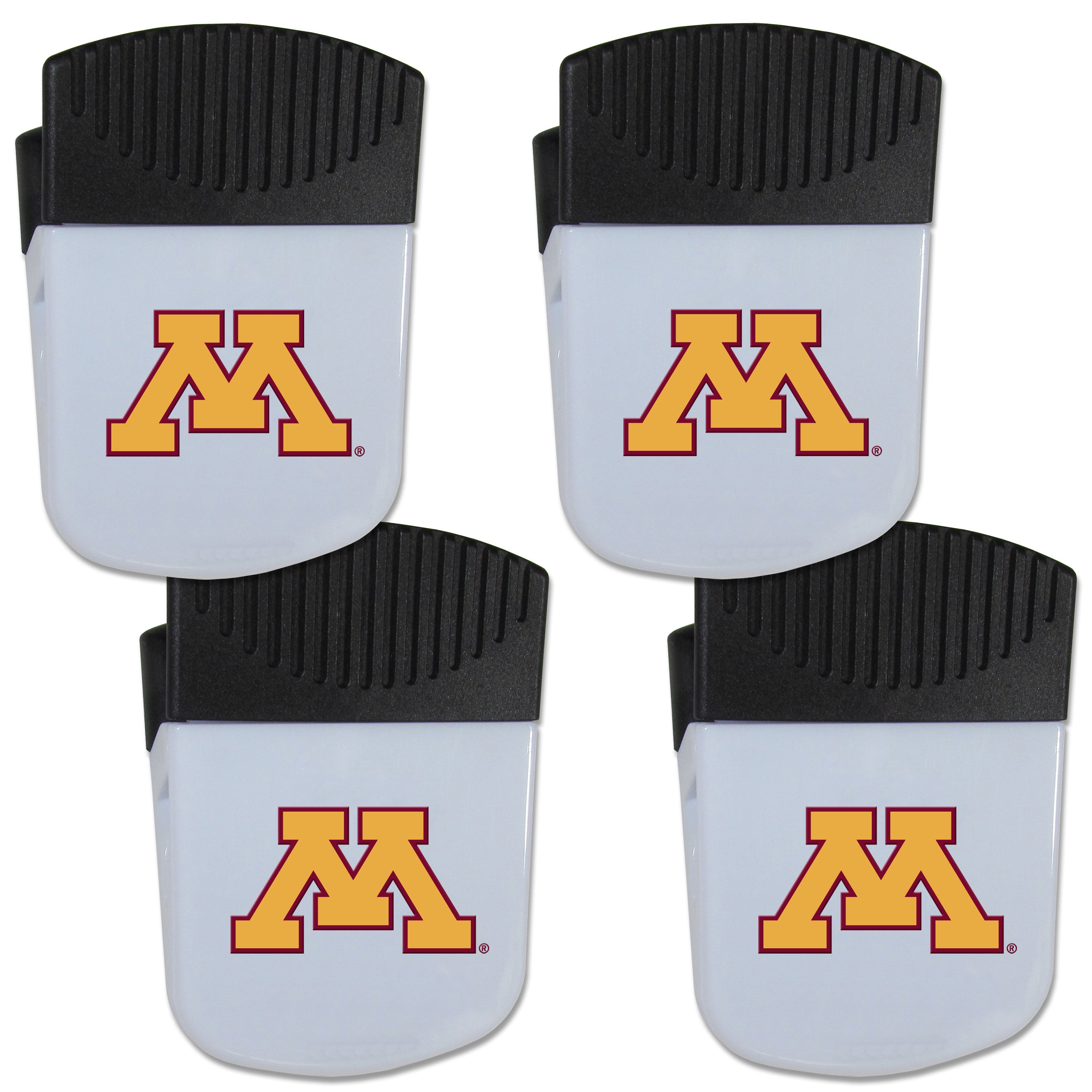 Minnesota Golden Gophers Chip Clip Magnet with Bottle Opener, 4 pack