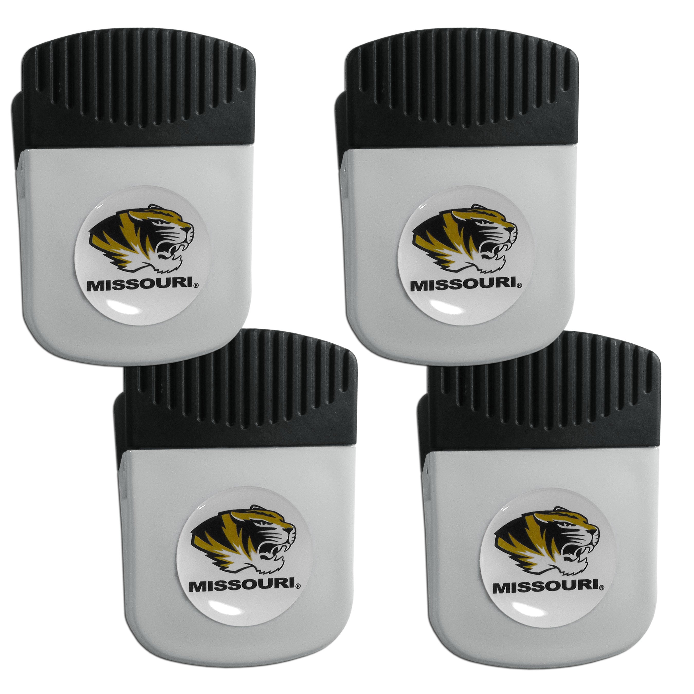 Missouri Tigers Clip Magnet with Bottle Opener, 4 pack