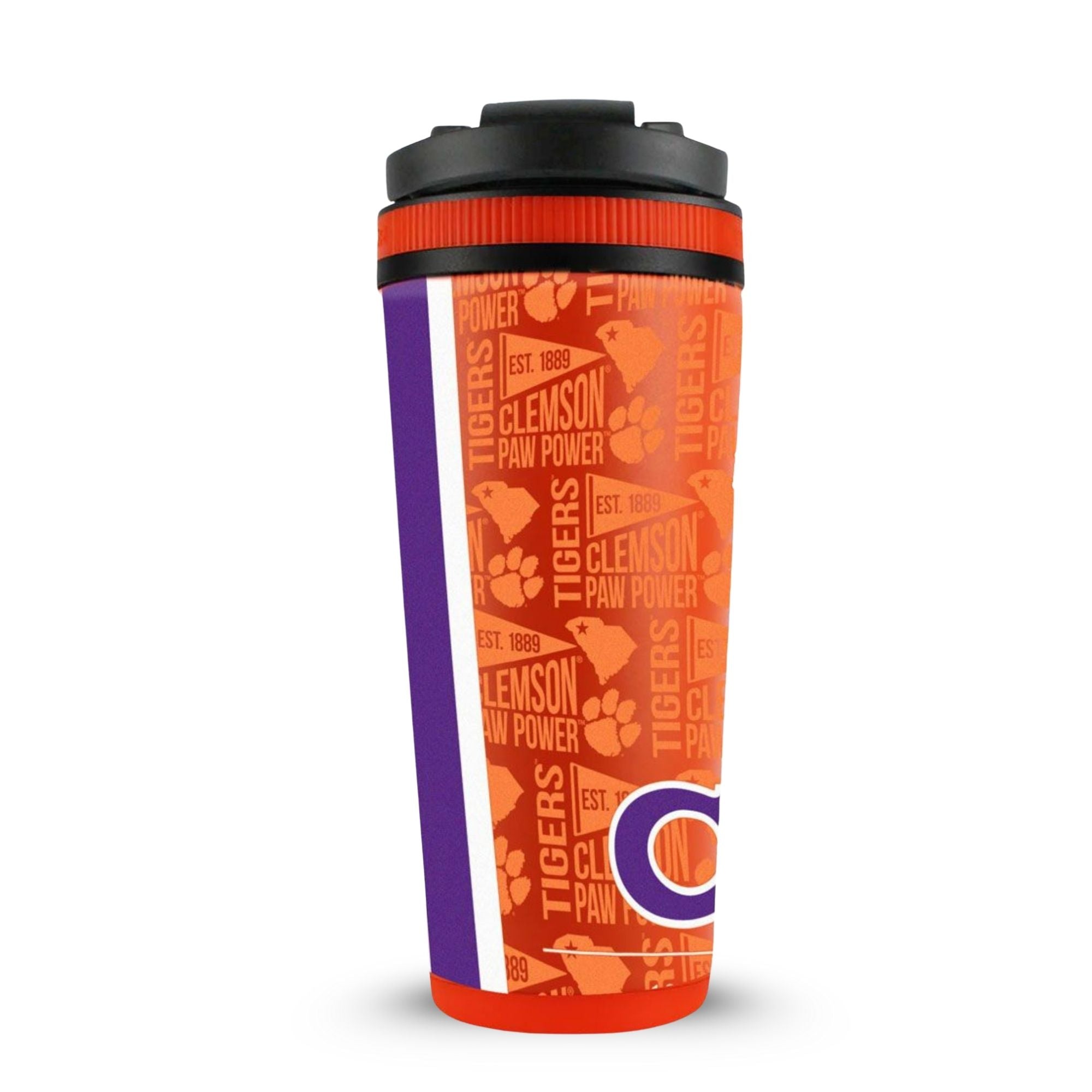 The College Vault - Clemson Tigers 4D Ice Shaker - Sports Gifts, Sports Memorabilia, Sports Collectibles, Fan Shop