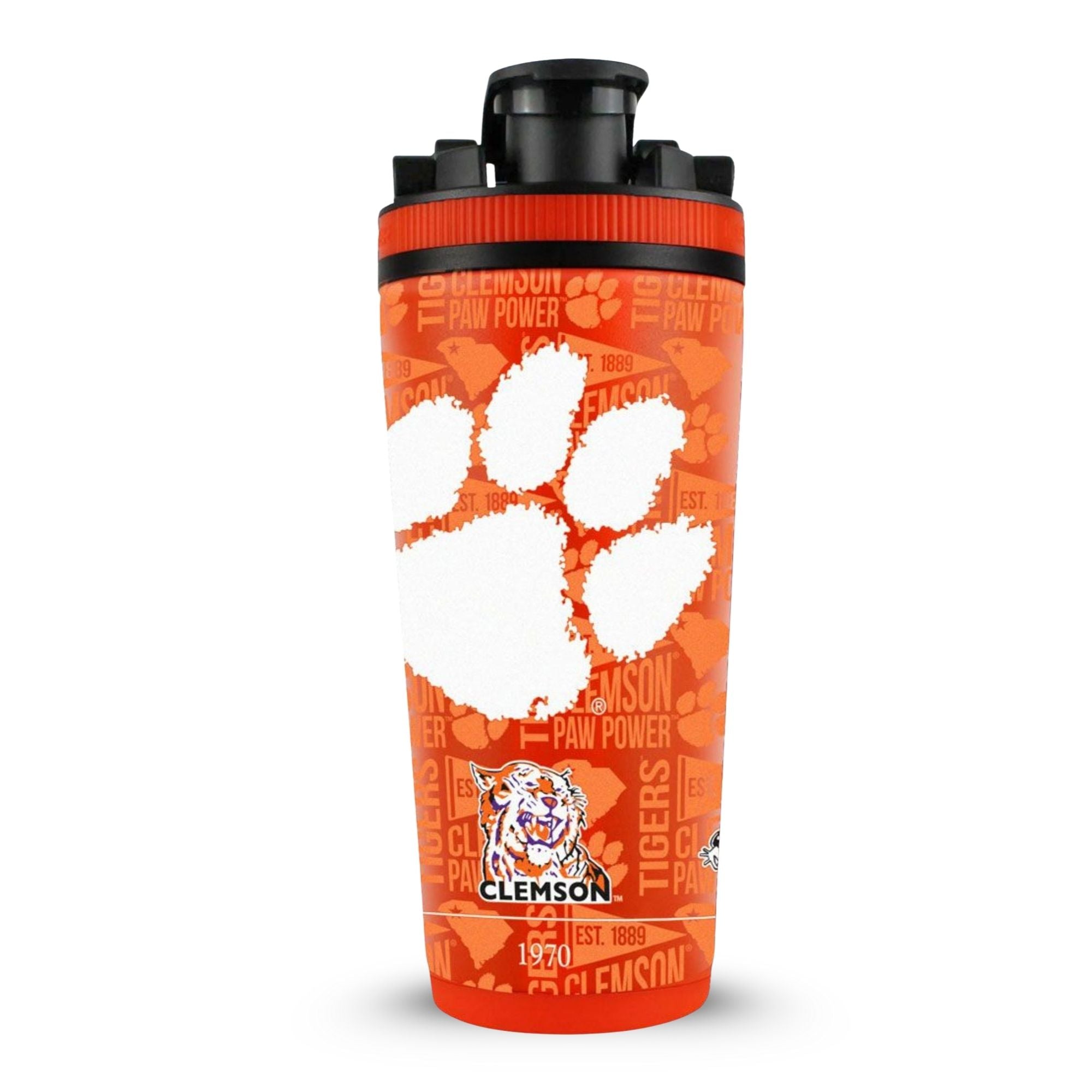 The College Vault - Clemson Tigers 4D Ice Shaker - Sports Gifts, Sports Memorabilia, Sports Collectibles, Fan Shop