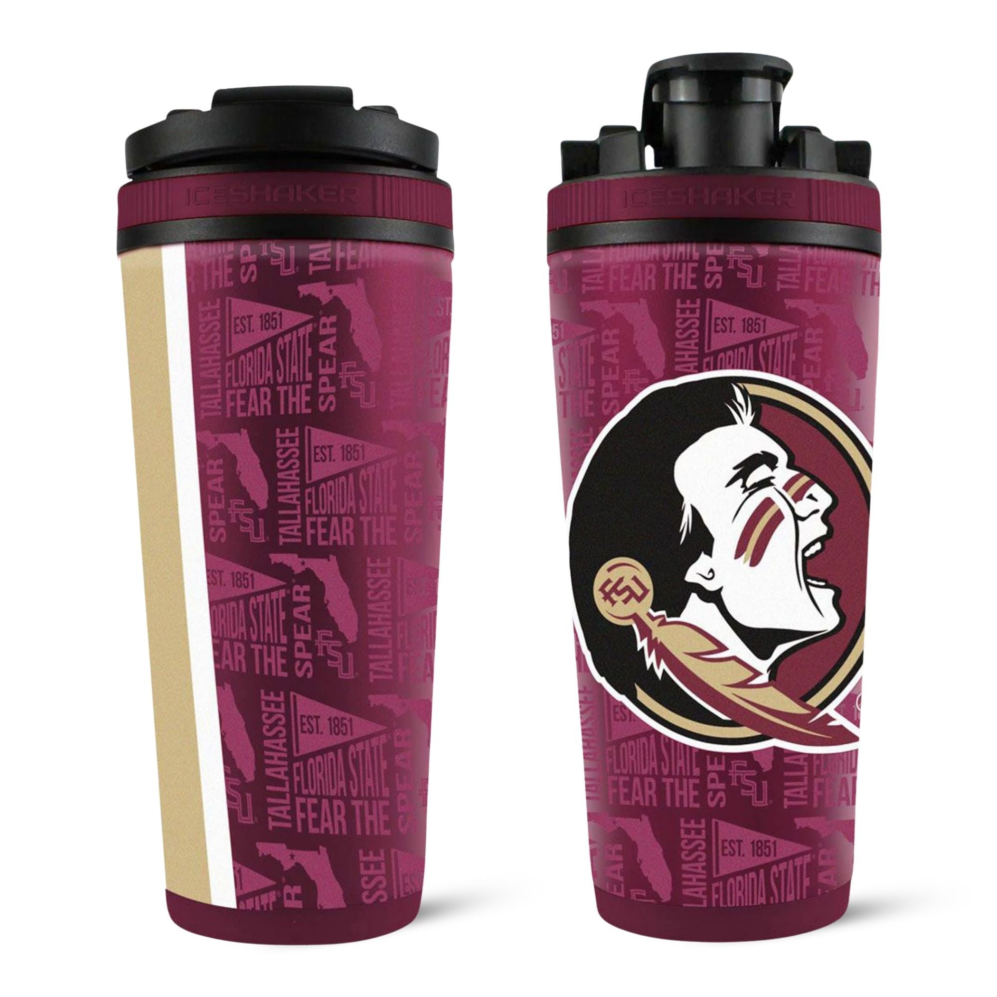 Officially Licensed Florida State 26oz Ice Shaker - Sports Gifts, Sports Memorabilia, Sports Collectibles, Fan Shop