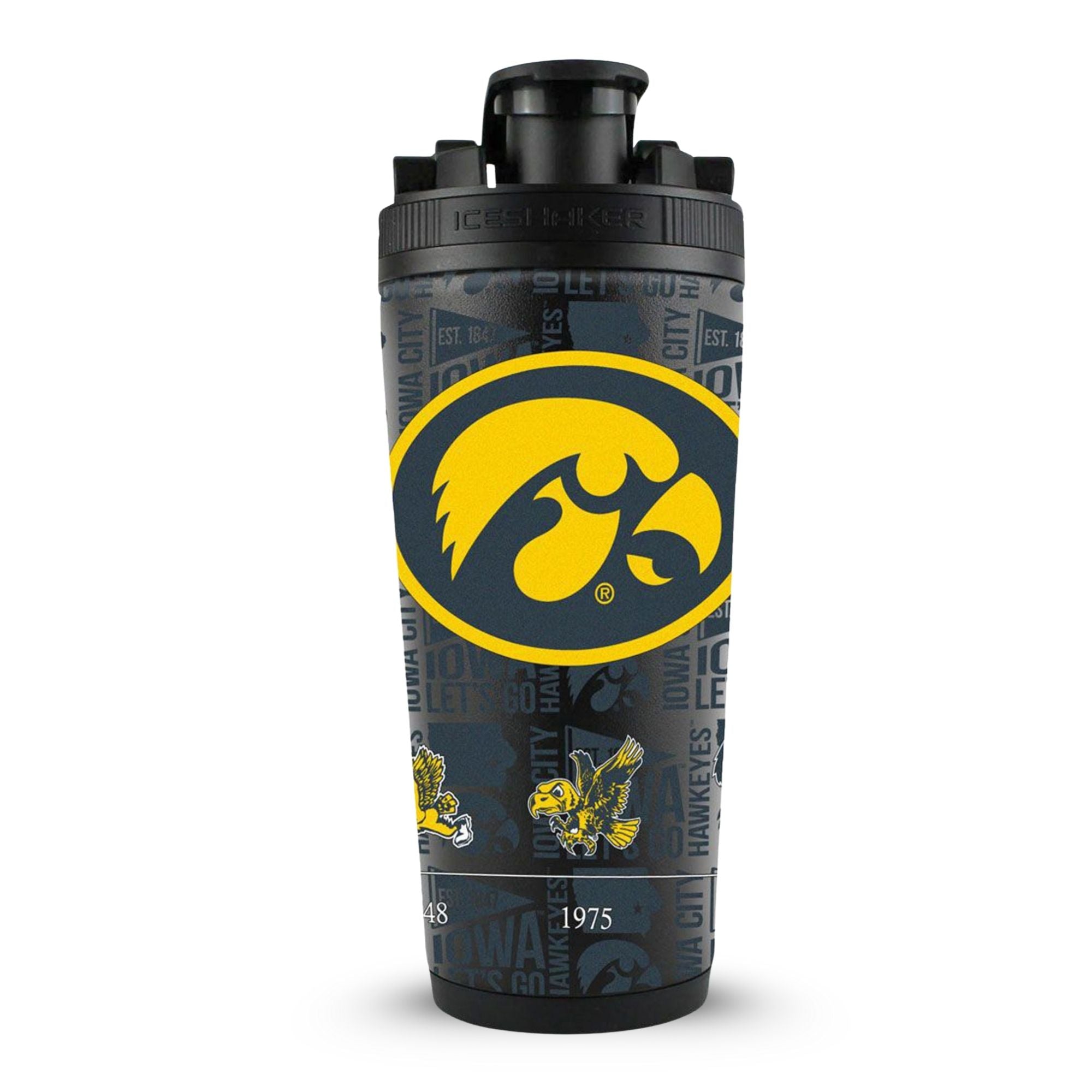 The College Vault - Iowa Hawkeyes 4D Ice Shaker - Sports Gifts, Sports Memorabilia, Sports Collectibles, Fan Shop