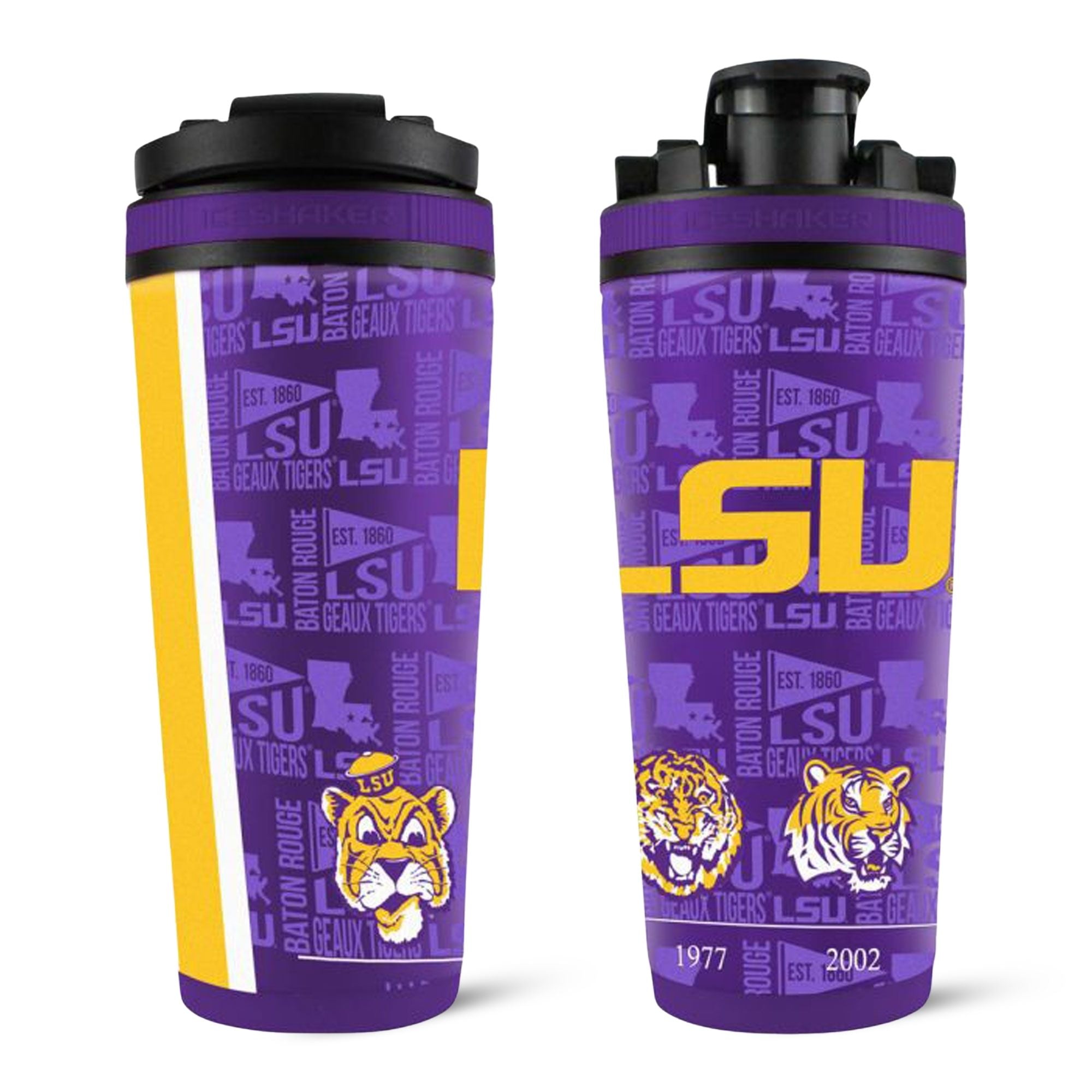 The College Vault - LSU Tigers 4D Ice Shaker - Sports Gifts, Sports Memorabilia, Sports Collectibles, Fan Shop