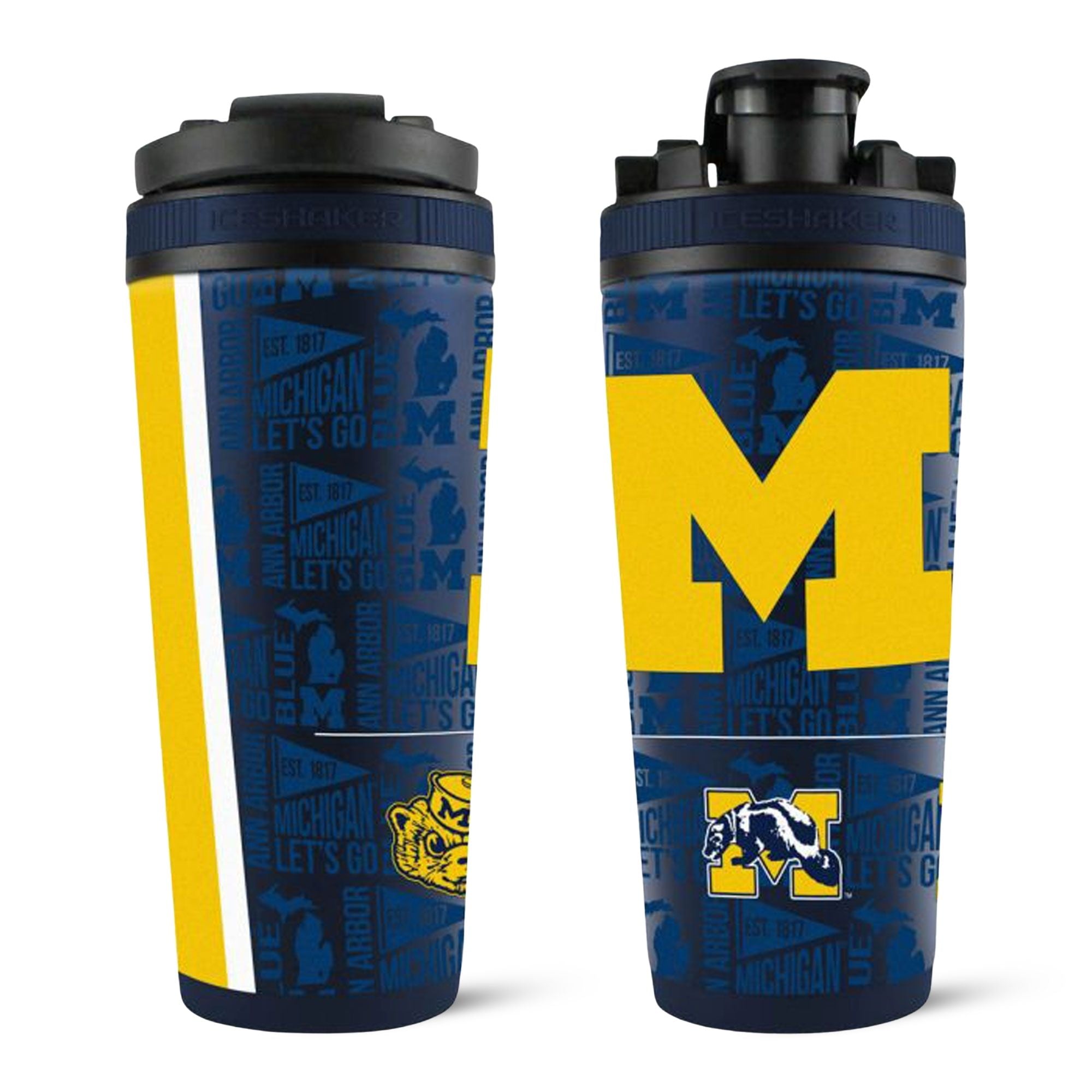 The College Vault - Michigan Wolverines 4D Ice Shaker - Sports Gifts, Sports Memorabilia, Sports Collectibles, Fan Shop