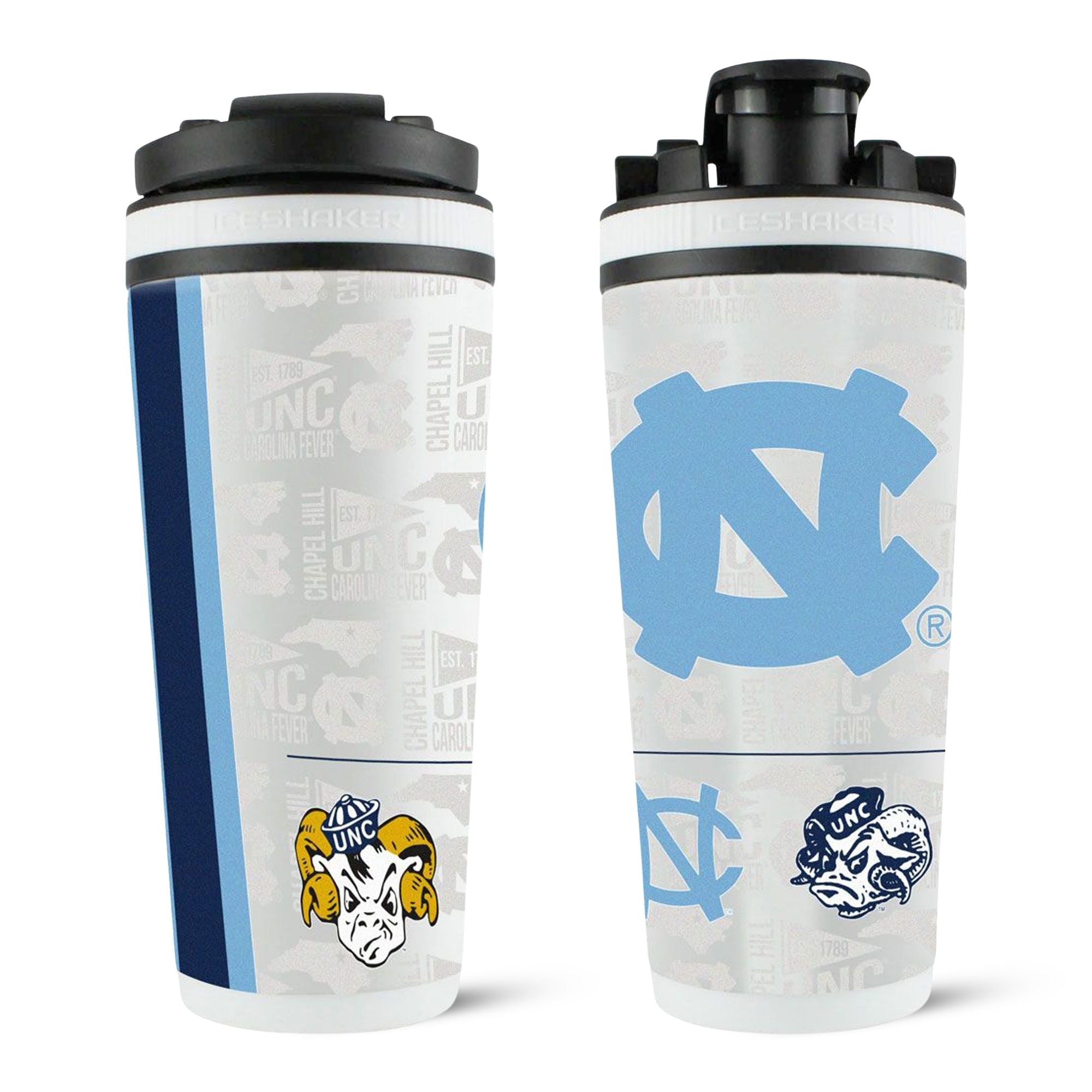 The College Vault - North Carolina Tar Heels 4D Ice Shaker - Sports Gifts, Sports Memorabilia, Sports Collectibles, Fan Shop
