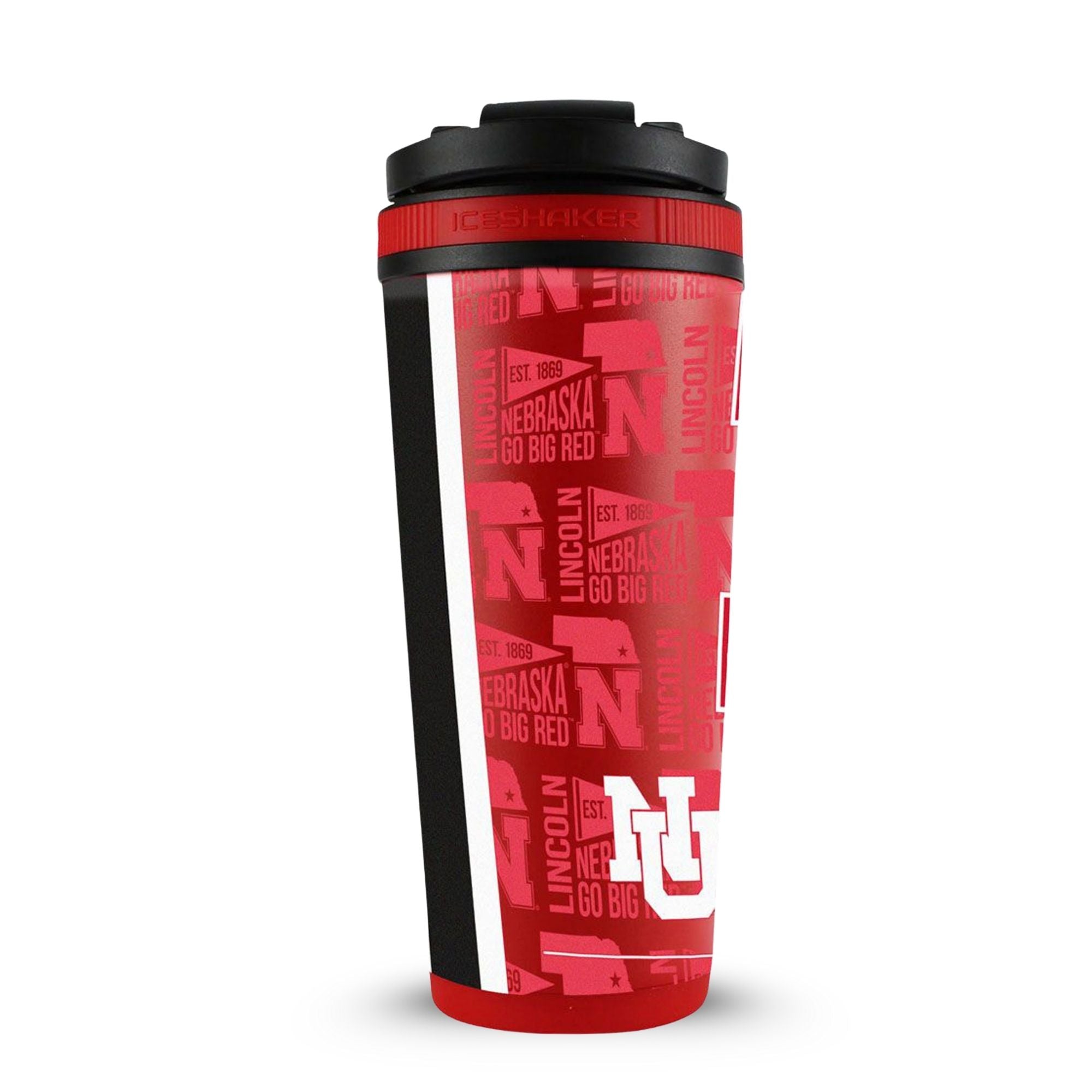 Officially Licensed University of Nebraska 26oz Ice Shaker - Sports Gifts, Sports Memorabilia, Sports Collectibles, Fan Shop
