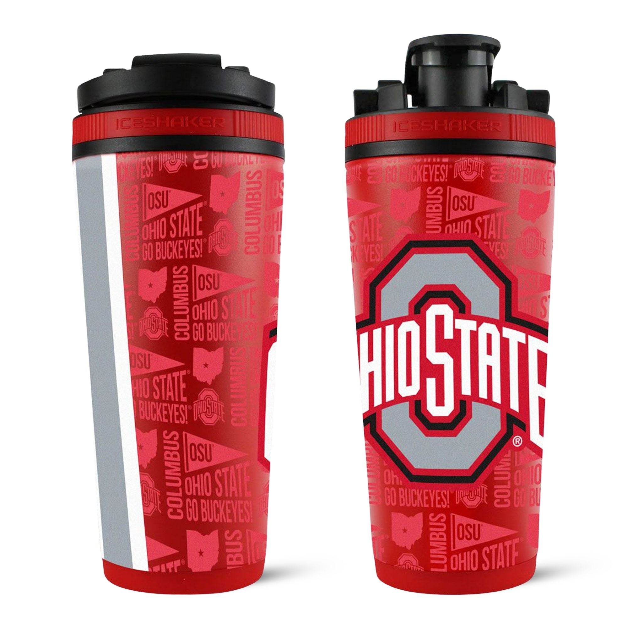 Officially Licensed Ohio State Buckeyes 4D Ice Shaker - Sports Gifts, Sports Memorabilia, Sports Collectibles, Fan Shop