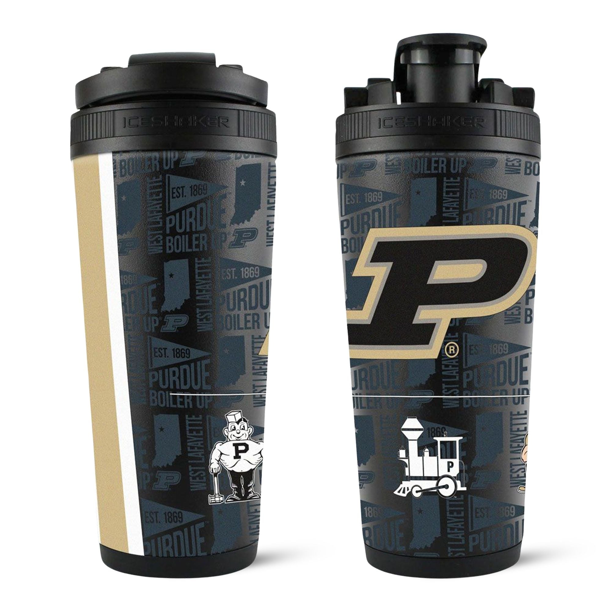 The College Vault - Purdue Boilermakers 4D Ice Shaker - Sports Gifts, Sports Memorabilia, Sports Collectibles, Fan Shop