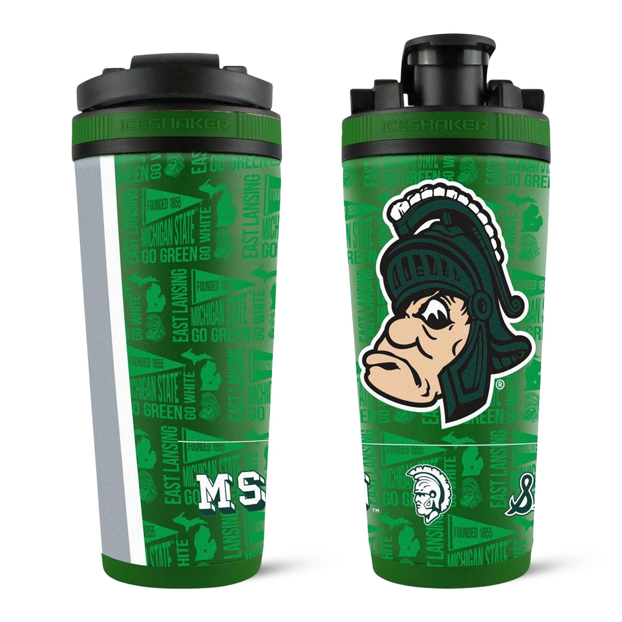 Officially Licensed Michigan State 26oz Ice Shaker - Sports Gifts, Sports Memorabilia, Sports Collectibles, Fan Shop