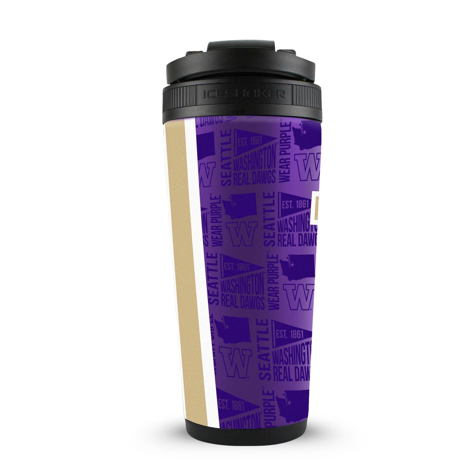 Officially Licensed University of Washington 4D Ice Shaker - Sports Gifts, Sports Memorabilia, Sports Collectibles, Fan Shop