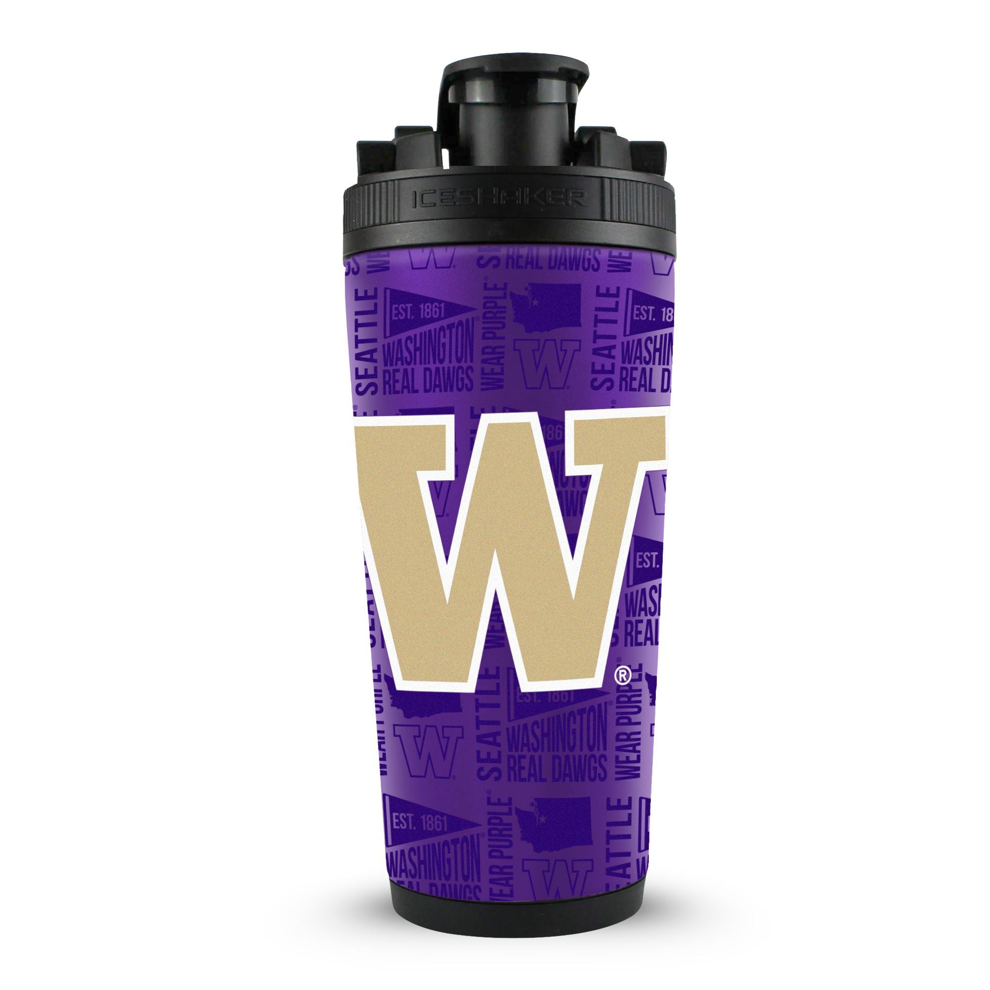 Officially Licensed University of Washington 4D Ice Shaker - Sports Gifts, Sports Memorabilia, Sports Collectibles, Fan Shop