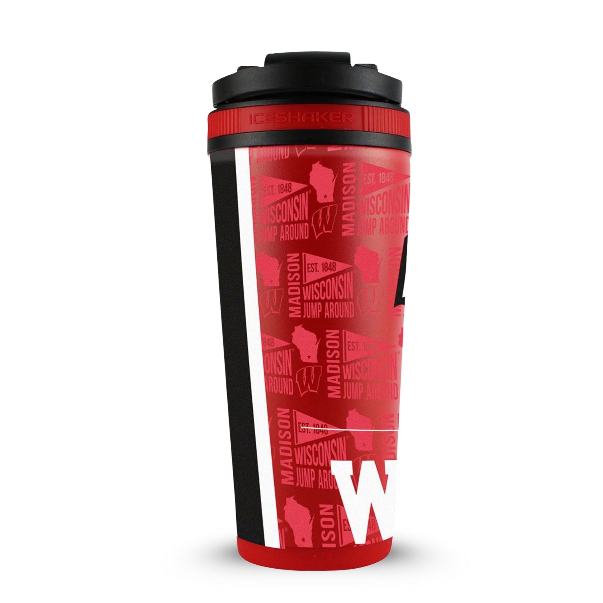 Officially Licensed University of Wisconsin 26oz Ice Shaker - Sports Gifts, Sports Memorabilia, Sports Collectibles, Fan Shop