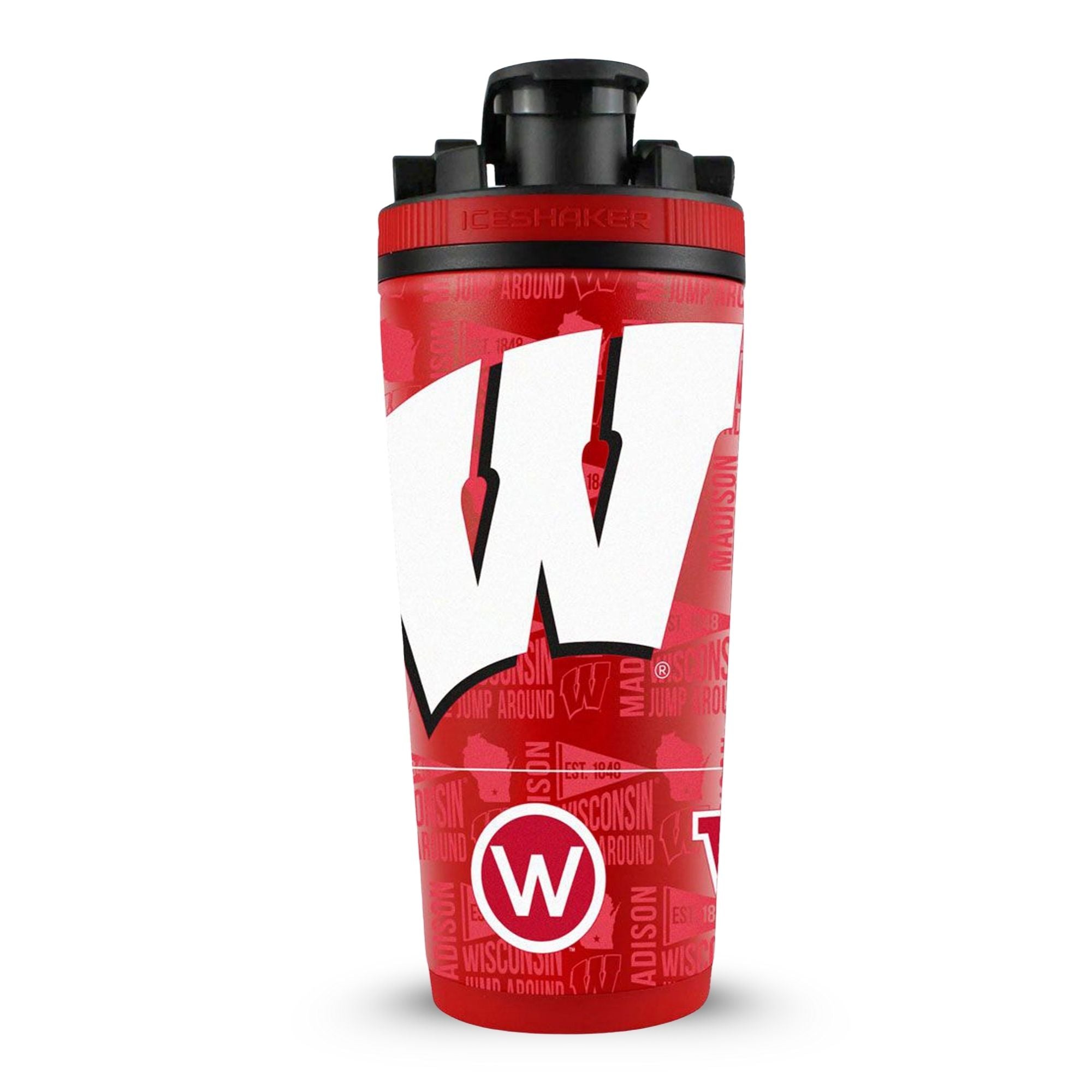 Officially Licensed University of Wisconsin 26oz Ice Shaker - Sports Gifts, Sports Memorabilia, Sports Collectibles, Fan Shop