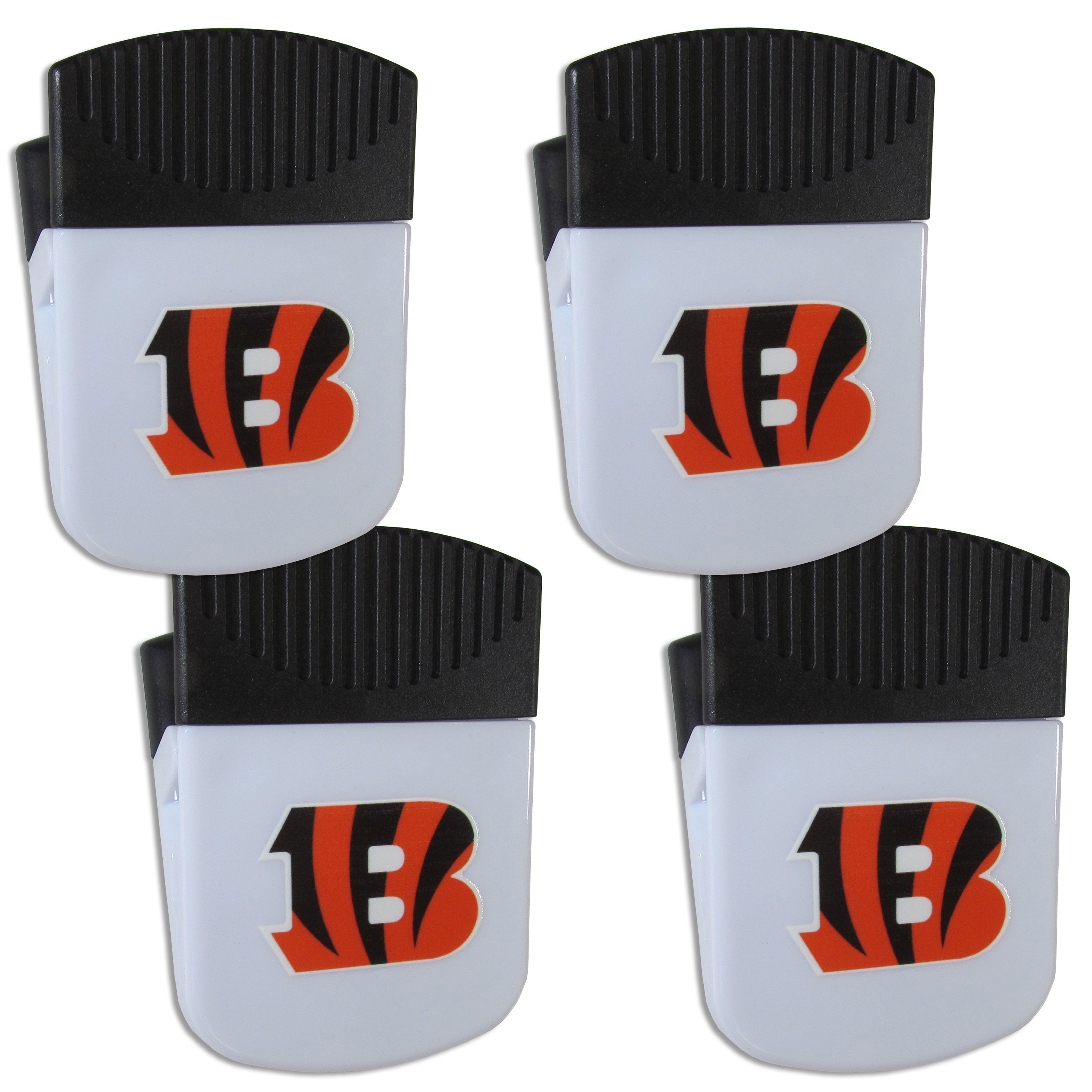 Cincinnati Bengals Chip Clip Magnet with Bottle Opener, 4 pack