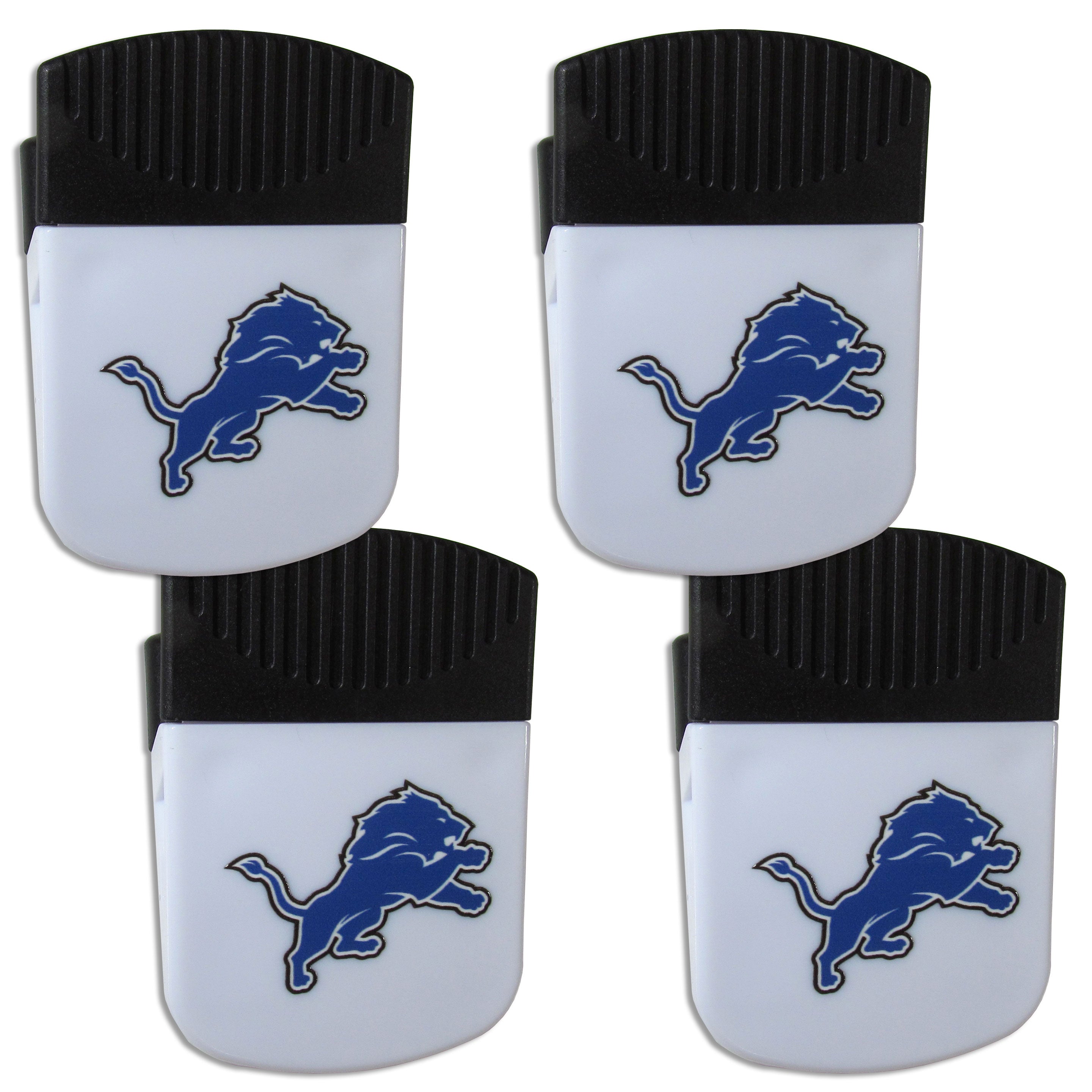 Detroit Lions Chip Clip Magnet with Bottle Opener, 4 pack