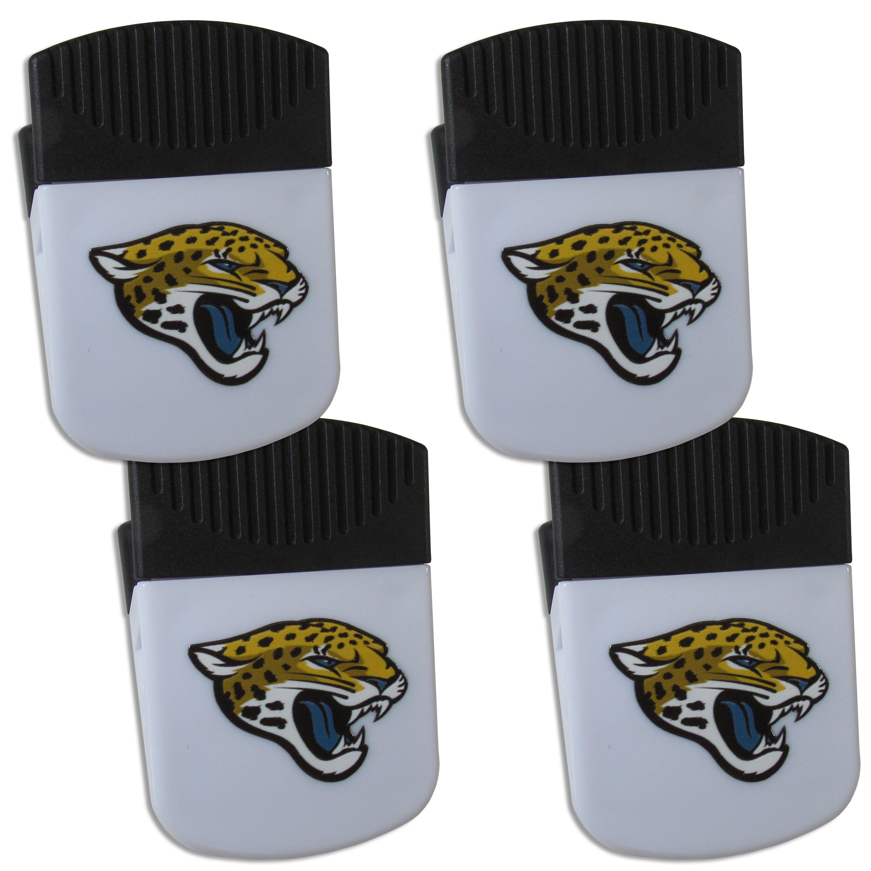 Jacksonville Jaguars Chip Clip Magnet with Bottle Opener, 4 pack