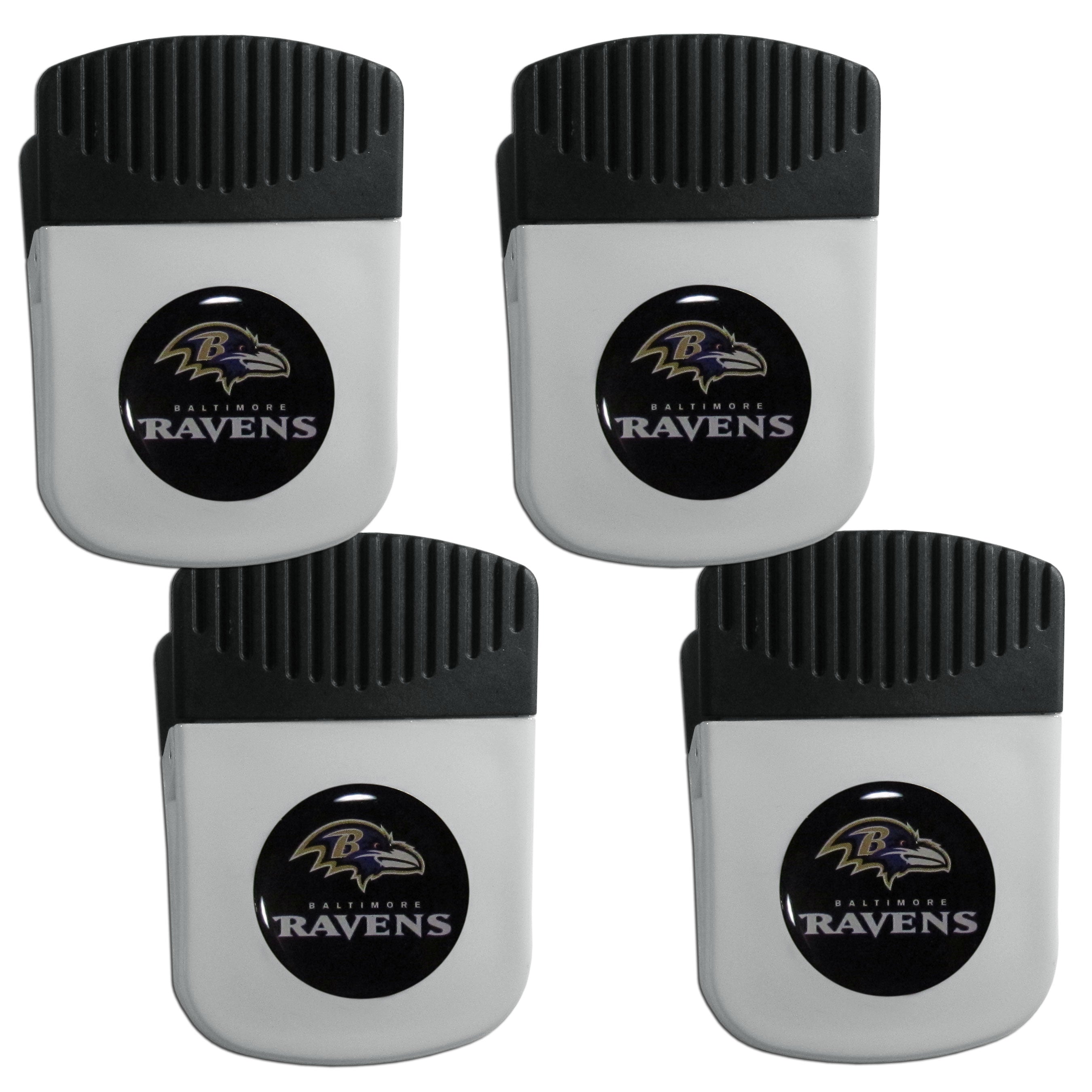 Baltimore Ravens Clip Magnet with Bottle Opener, 4 pack