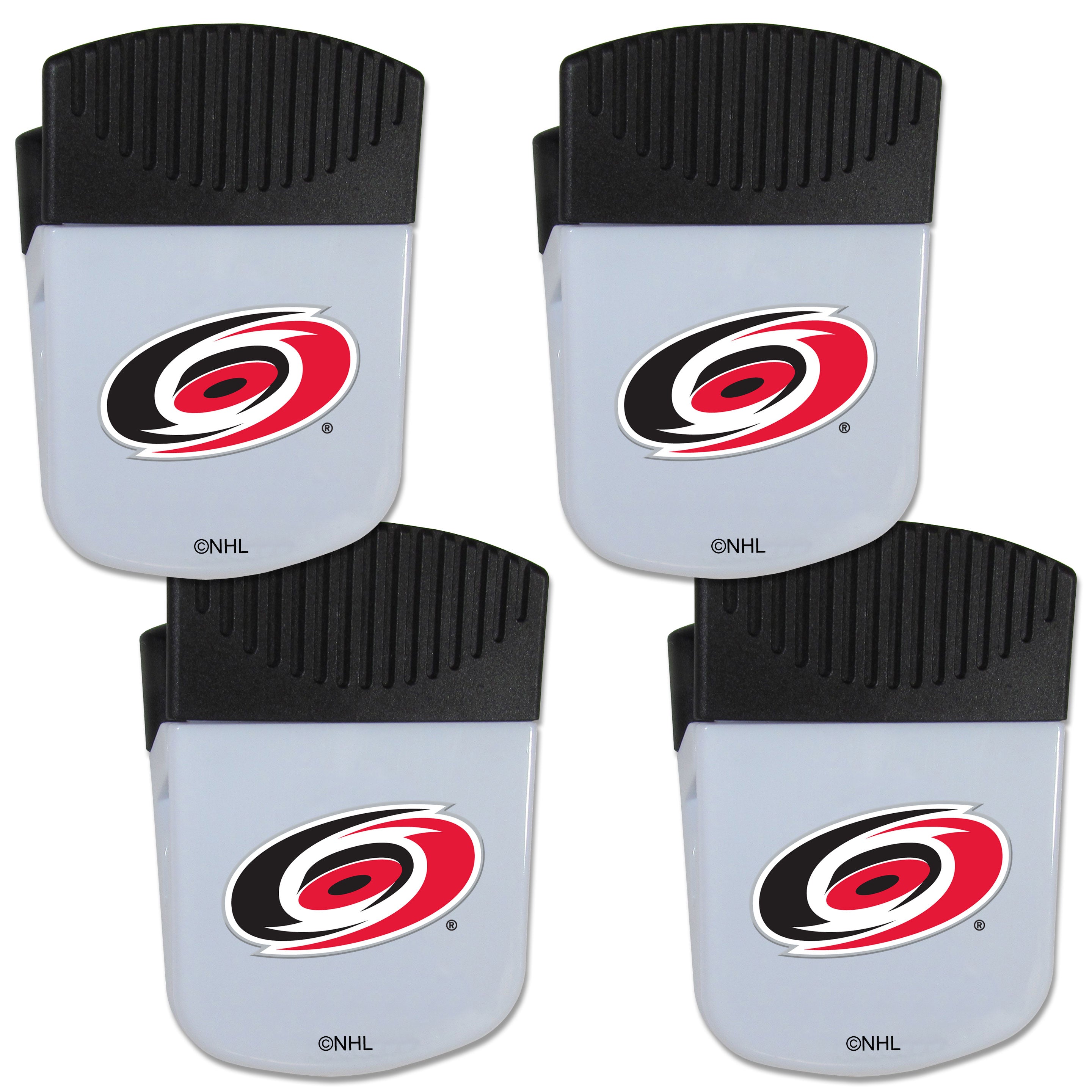 Carolina Hurricanes Chip Clip Magnet with Bottle Opener, 4 pack