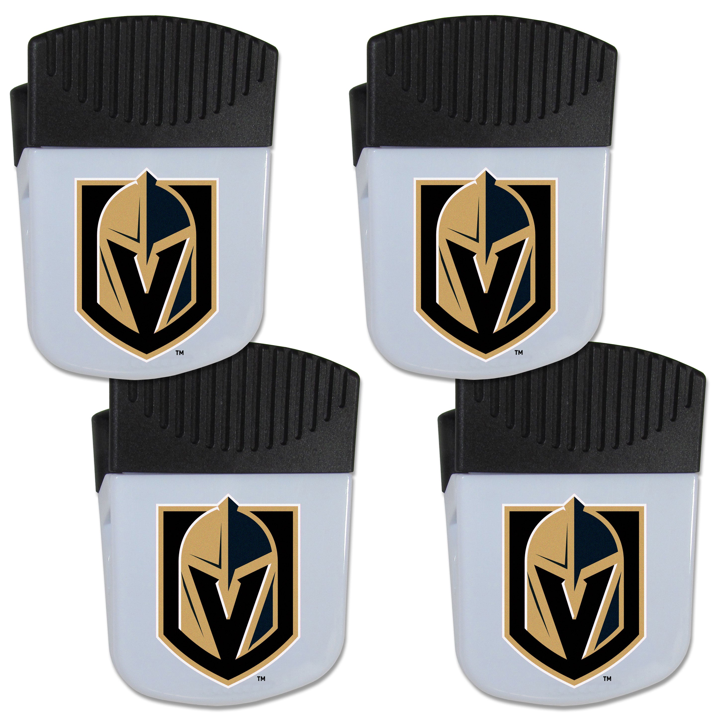 Vegas Golden Knights Chip Clip Magnet with Bottle Opener, 4 pack