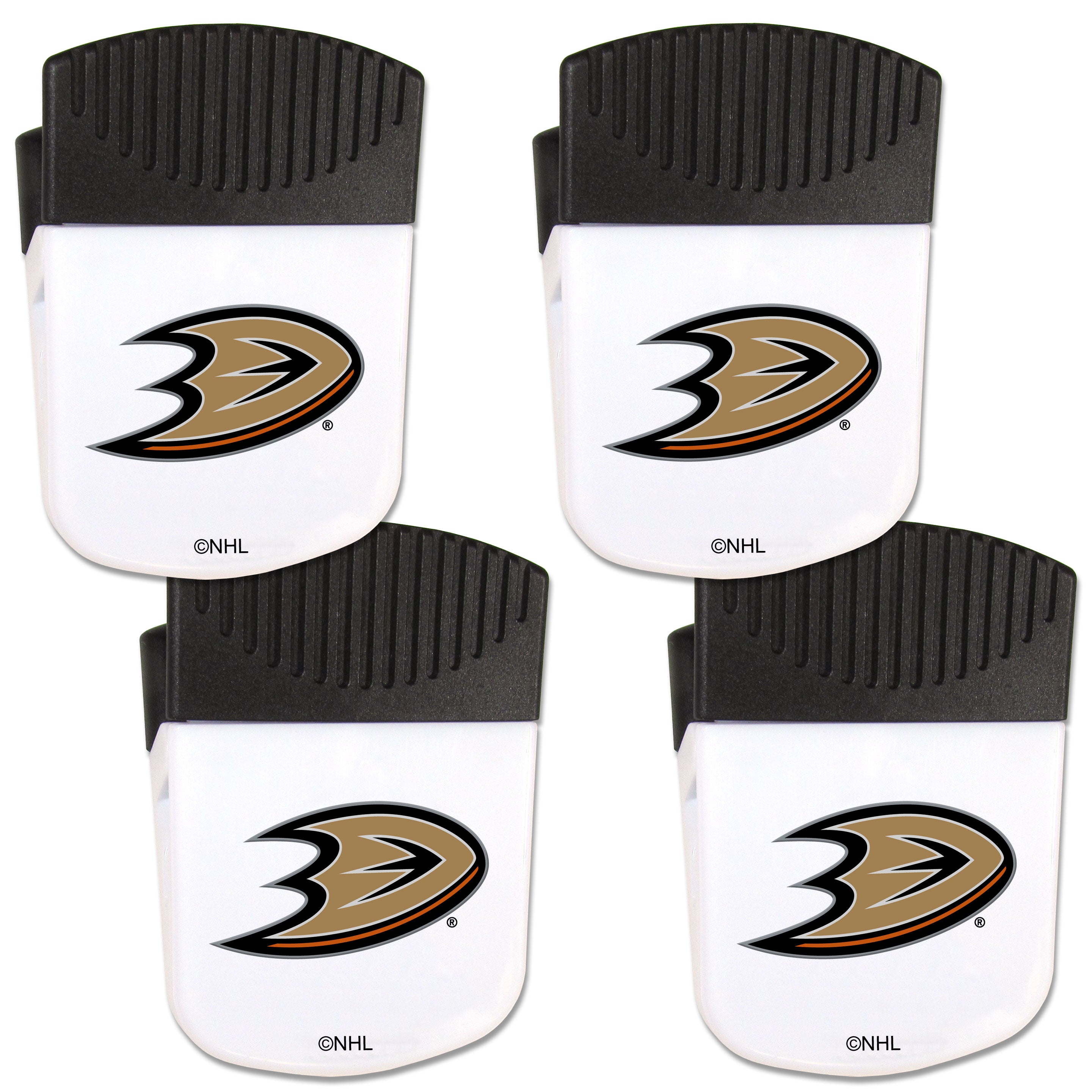 Anaheim Ducks Chip Clip Magnet with Bottle Opener, 4 pack