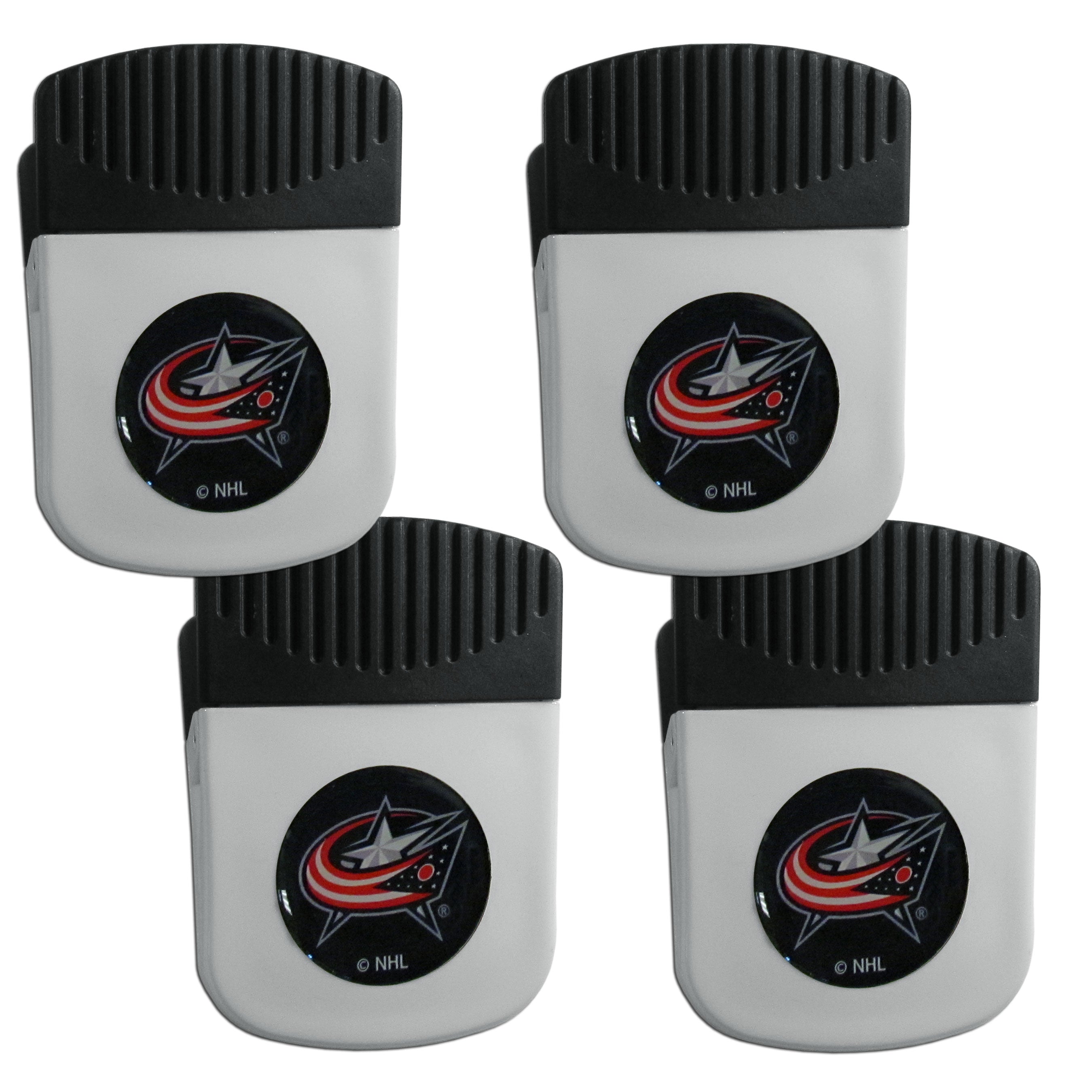 Columbus Blue Jackets Clip Magnet with Bottle Opener, 4 pack