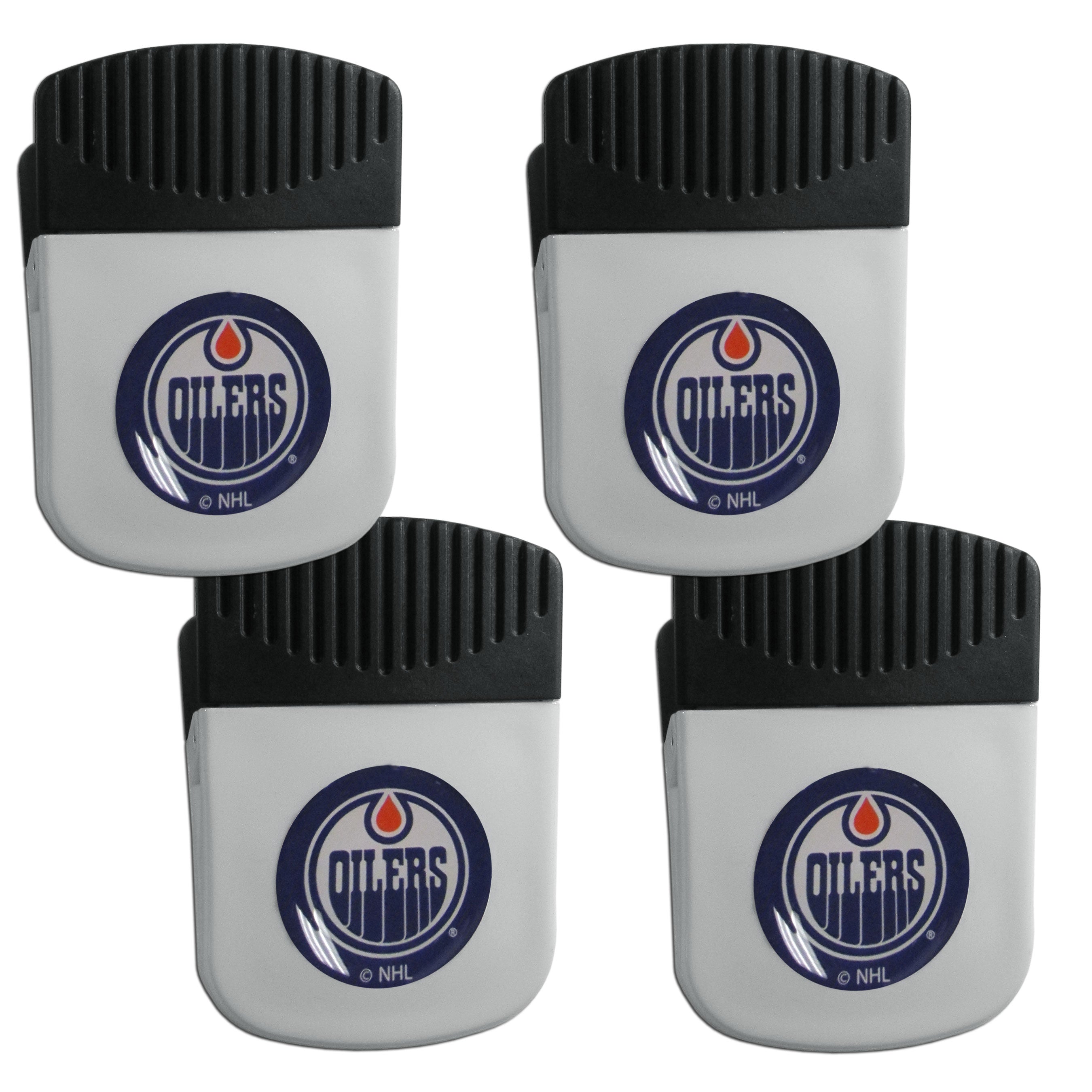 Edmonton Oilers Clip Magnet with Bottle Opener, 4 pack