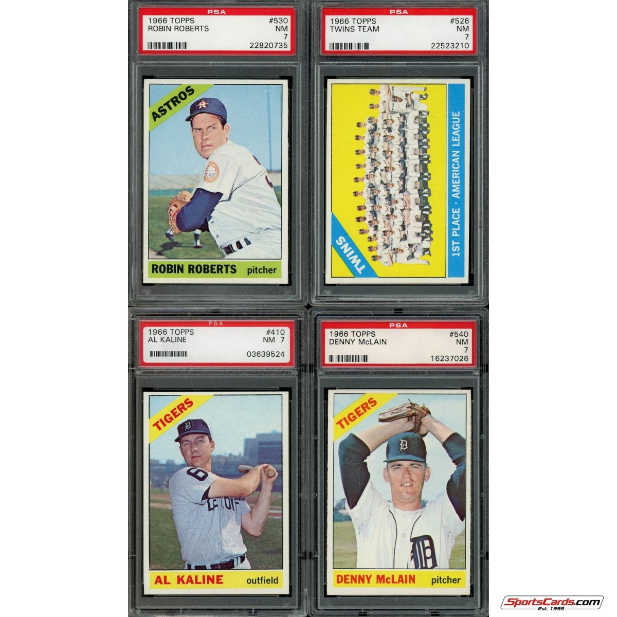 1966 Topps Baseball Complete Graded Set Break - (1) PSA 7 or Better Graded Card Per Box! - Sports Gifts, Sports Memorabilia, Sports Collectibles, Fan Shop