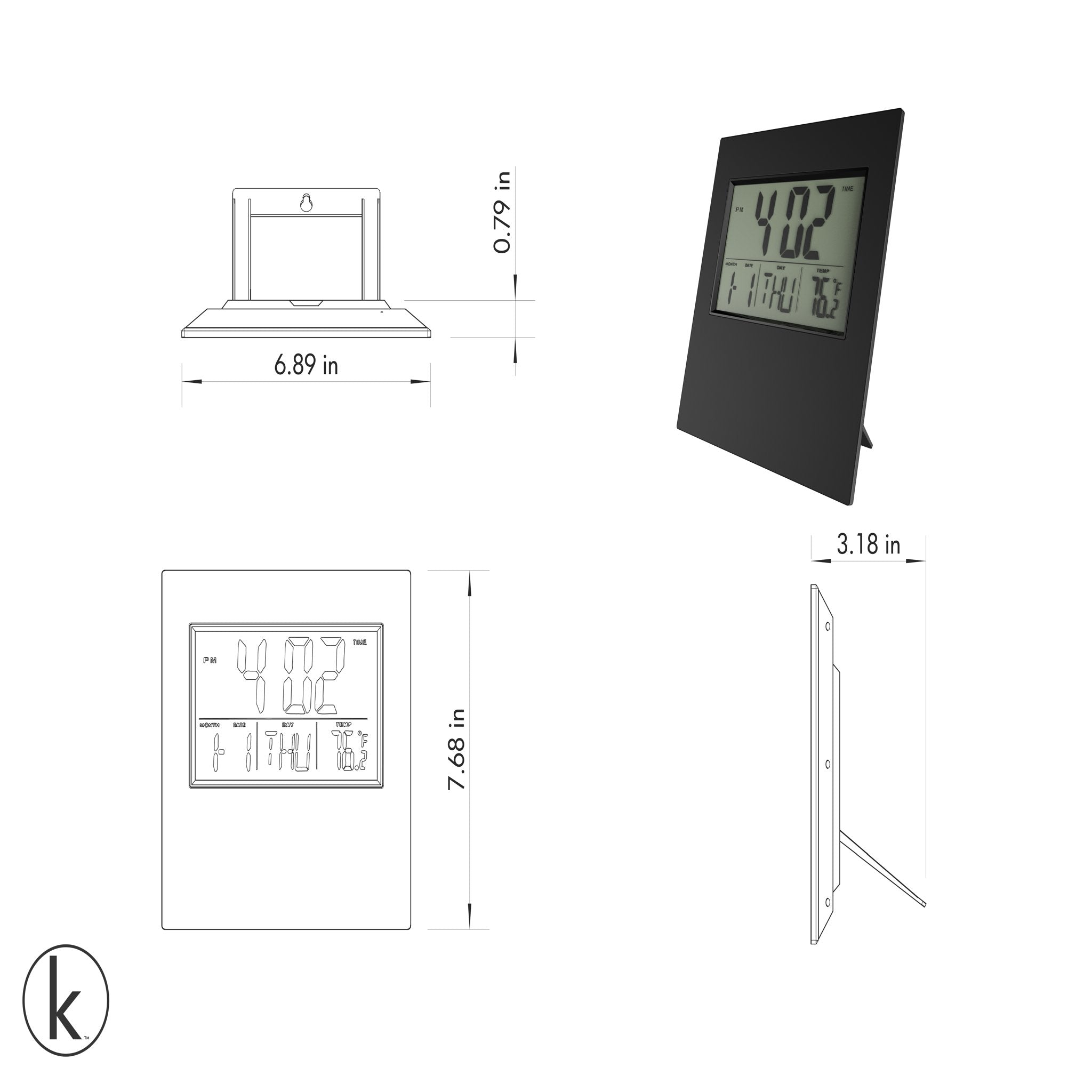 LA Kings Color Block Wall Clock - Sports Gifts, Sports Memorabilia, Sports Collectibles, Fan Shop