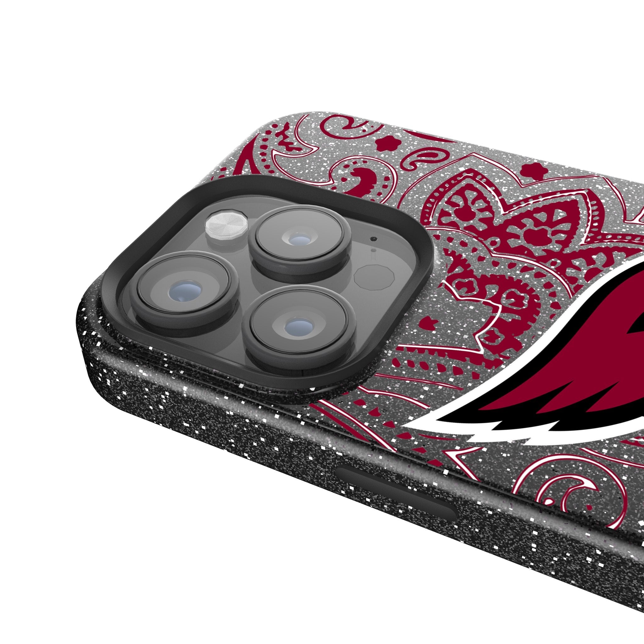 Arizona Cardinals Paisley Bling Phone Case - Sports Gifts, Sports Memorabilia, Sports Collectibles, Fan Shop