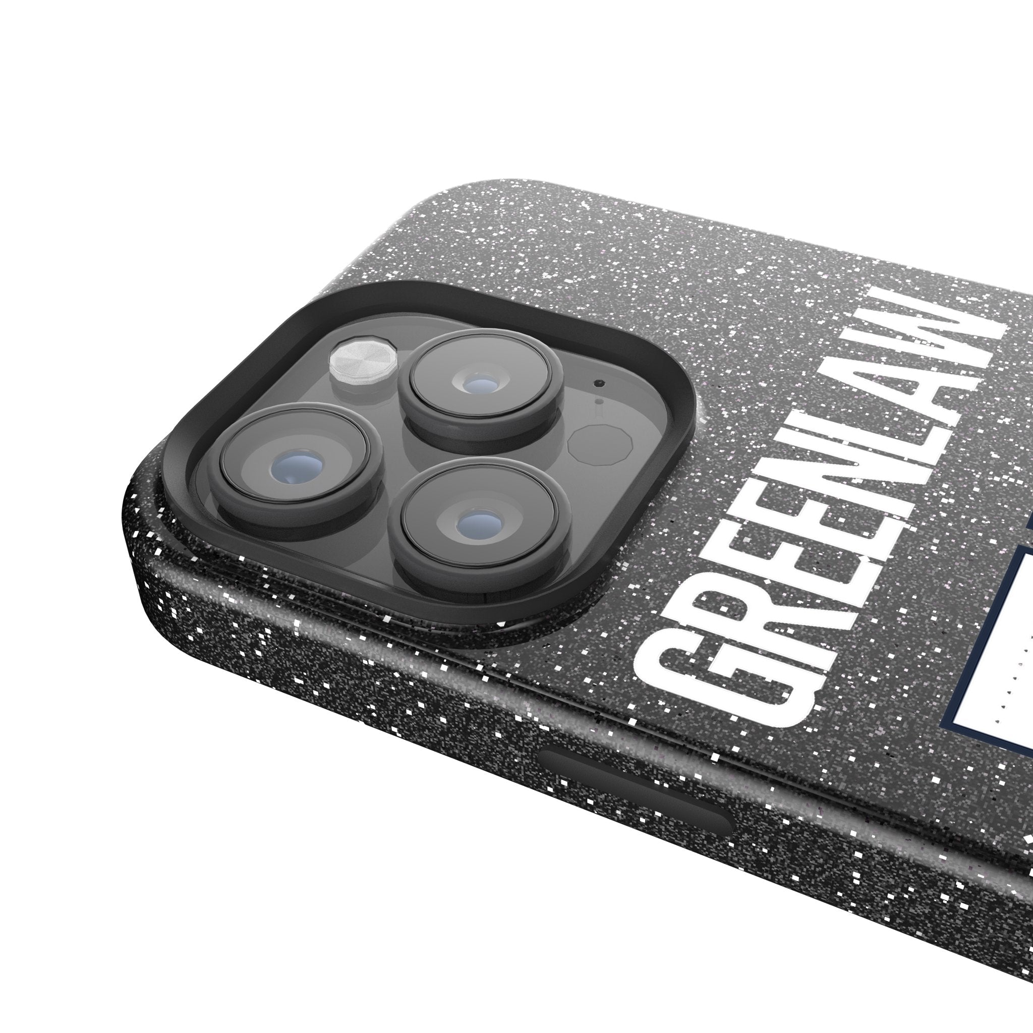 Dre Greenlaw Denver Broncos 57 Game Tactic Bling Phone Case for Apple iPhone - Sports Gifts, Sports Memorabilia, Sports Collectibles, Fan Shop