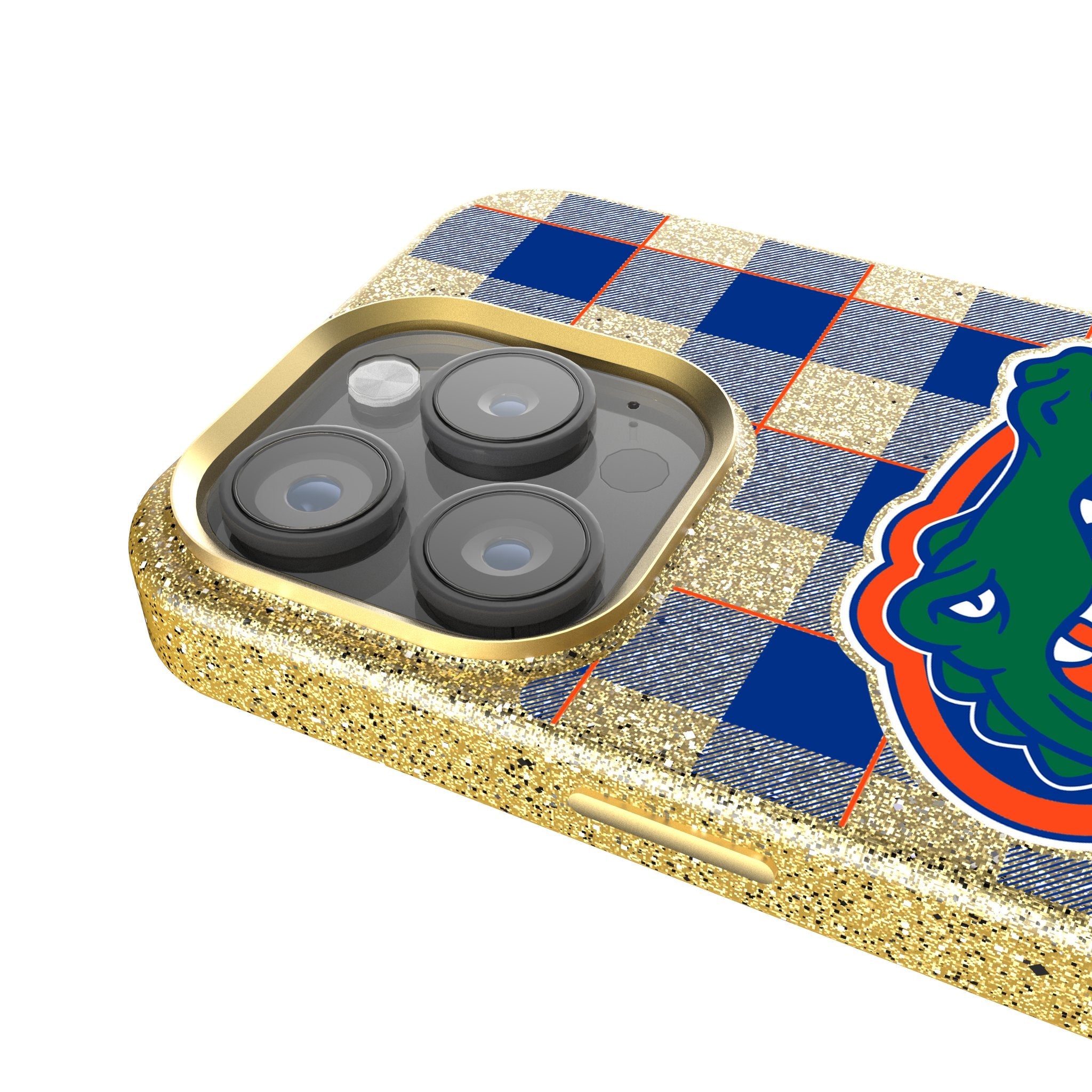 University of Florida Gators Plaid Bling Phone Case - Sports Gifts, Sports Memorabilia, Sports Collectibles, Fan Shop