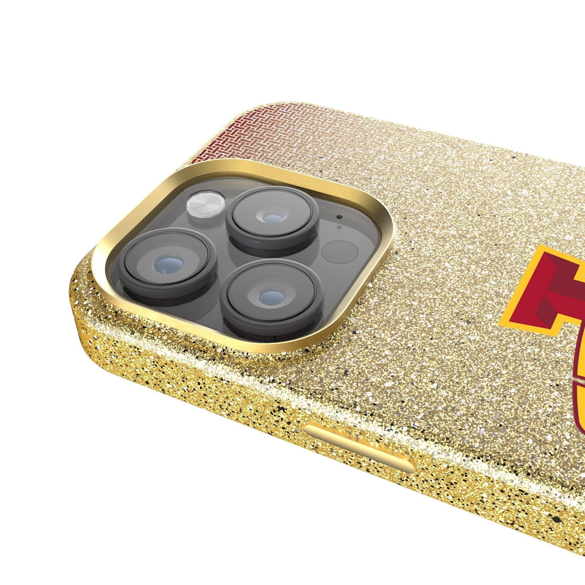 Iowa State University Cyclones Linen Bling Phone Case for Apple iPhone - Sports Gifts, Sports Memorabilia, Sports Collectibles, Fan Shop