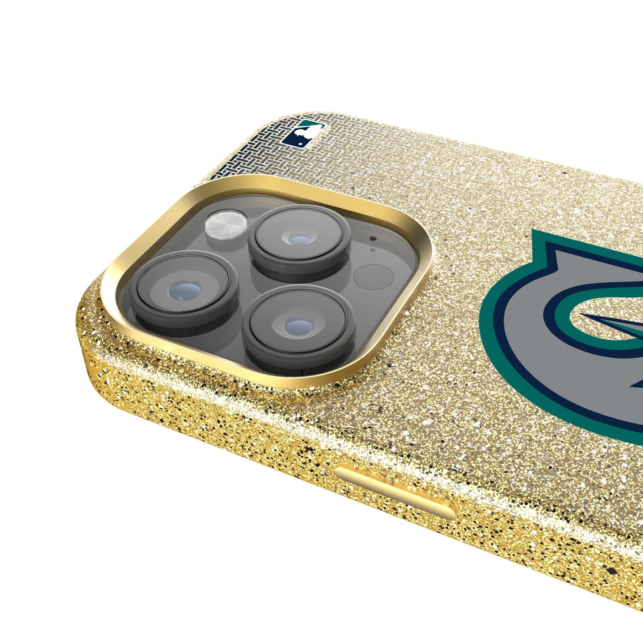 Seattle Mariners Linen Bling Phone Case for Apple iPhone - Sports Gifts, Sports Memorabilia, Sports Collectibles, Fan Shop