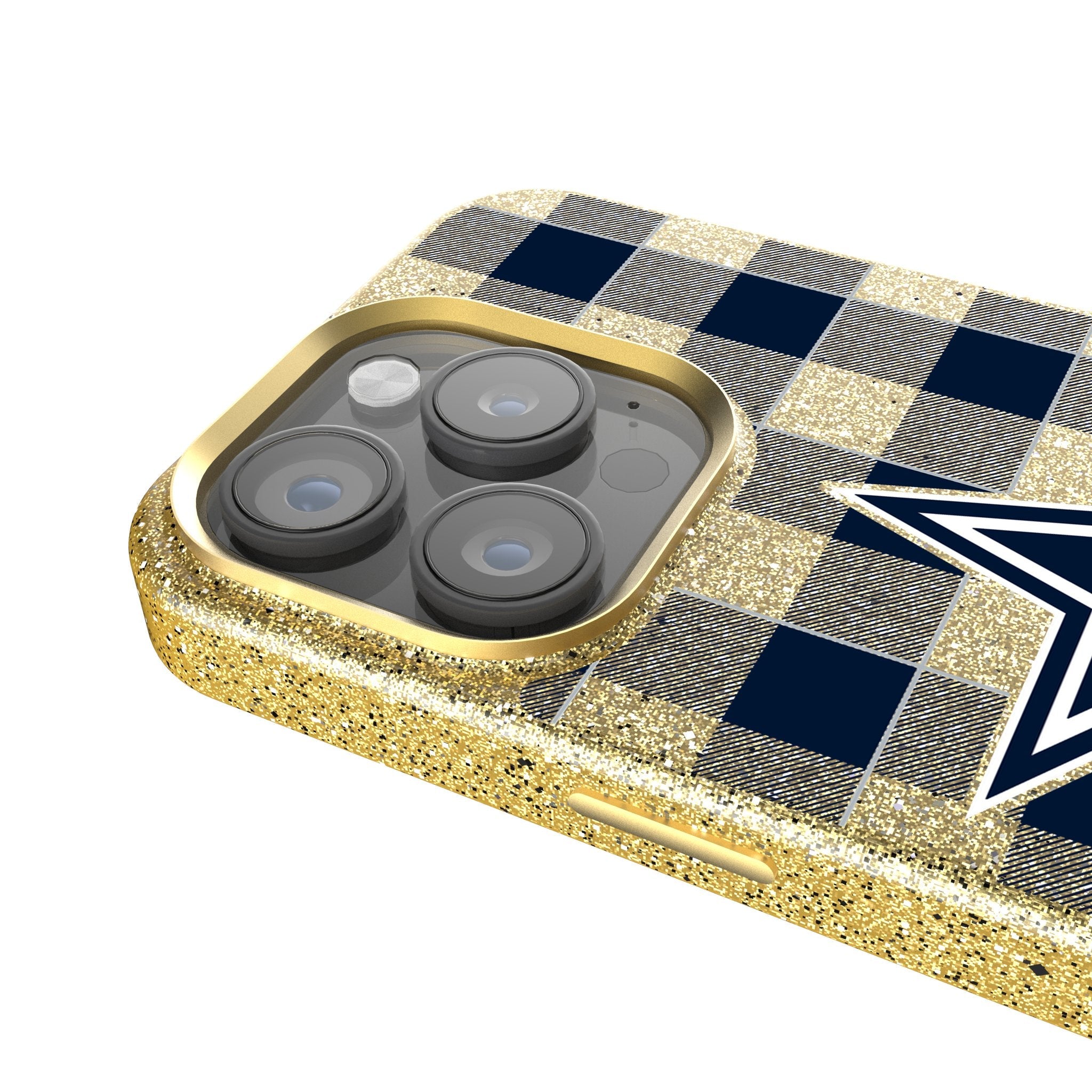Dallas Cowboys Plaid Bling Phone Case - Sports Gifts, Sports Memorabilia, Sports Collectibles, Fan Shop