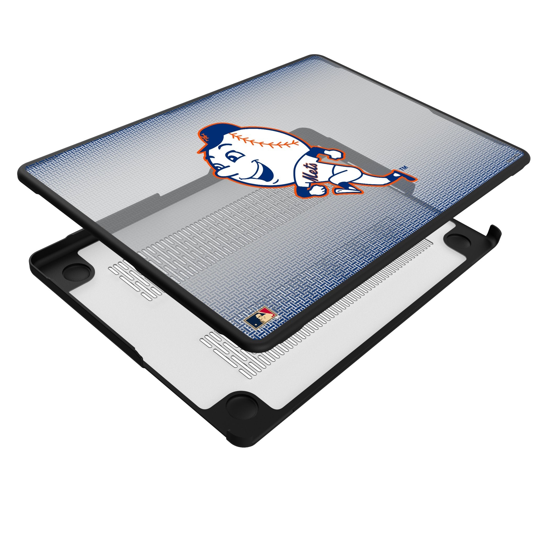 New York Mets 2014 - Cooperstown Collection Linen Laptop Case for Apple MacBook - Sports Gifts, Sports Memorabilia, Sports Collectibles, Fan Shop