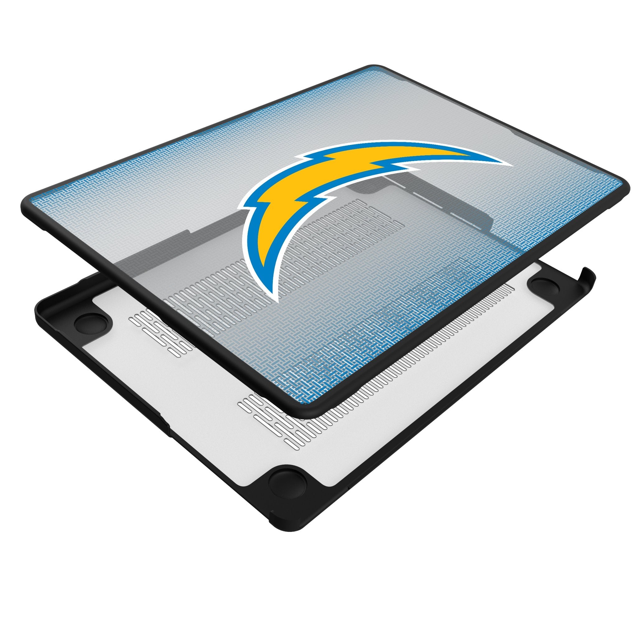 Los Angeles Chargers Linen Laptop Case for Apple MacBook - Sports Gifts, Sports Memorabilia, Sports Collectibles, Fan Shop