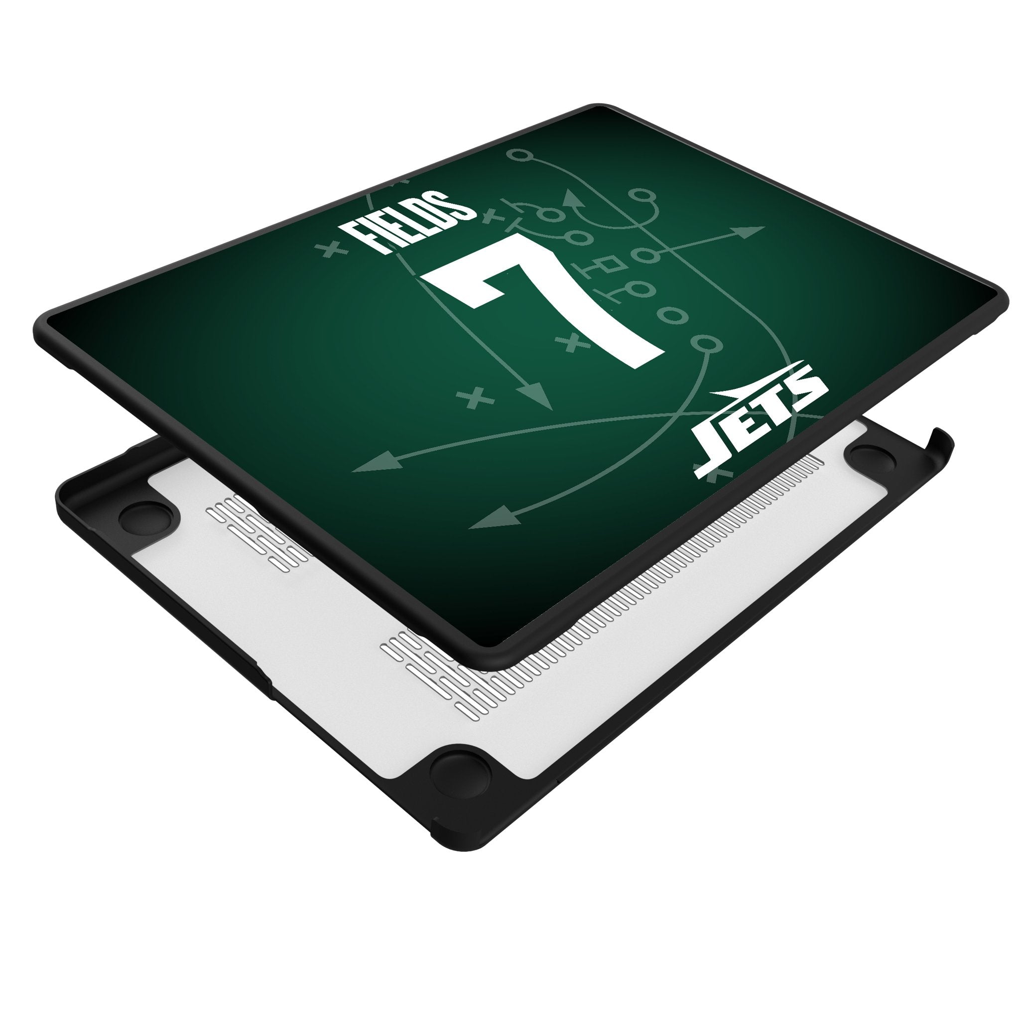 Justin Fields New York Jets 7 Game Tactic Laptop Case for Apple MacBook - Sports Gifts, Sports Memorabilia, Sports Collectibles, Fan Shop