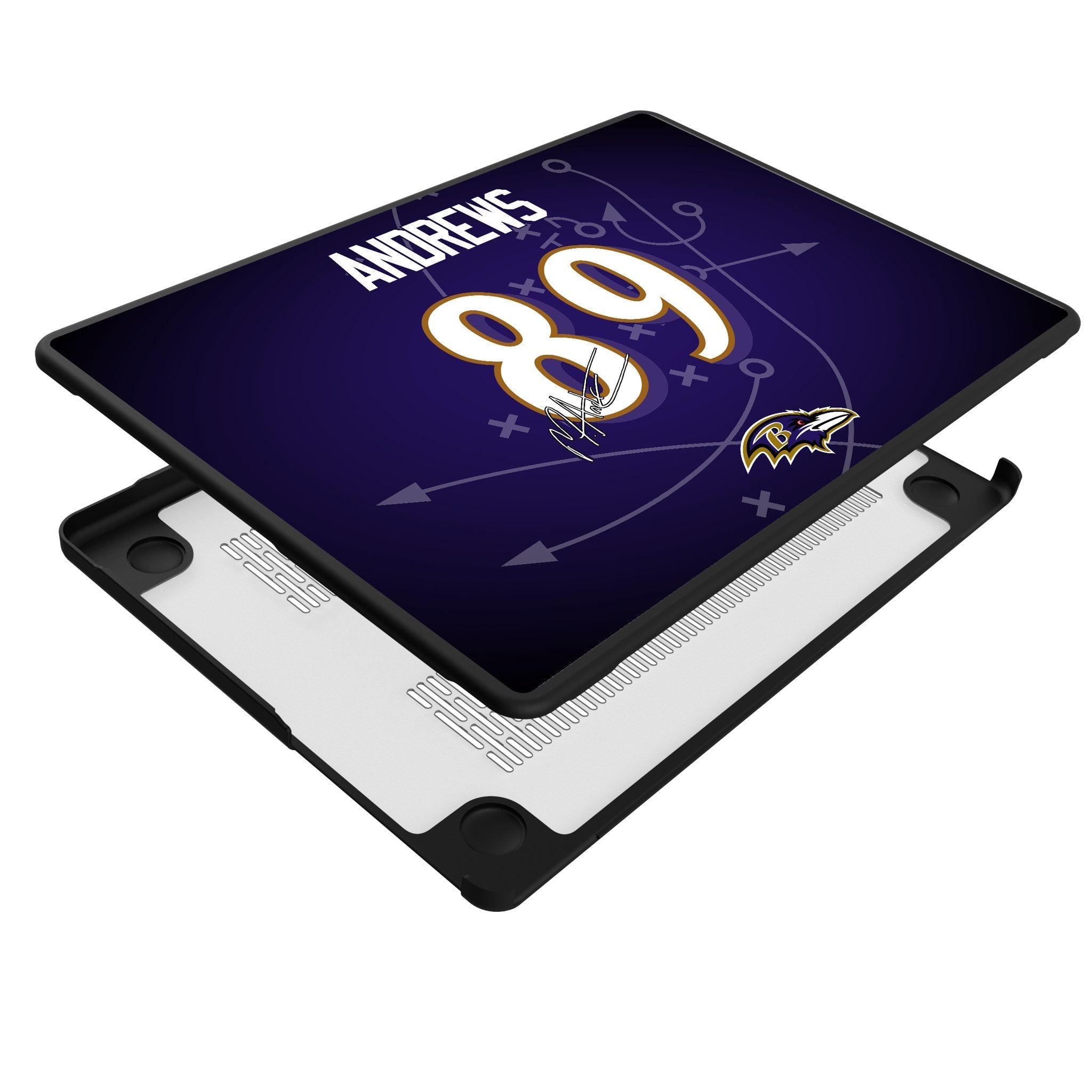 Mark Andrews Baltimore Ravens 89 Game Tactic Laptop Case for Apple MacBook - Sports Gifts, Sports Memorabilia, Sports Collectibles, Fan Shop