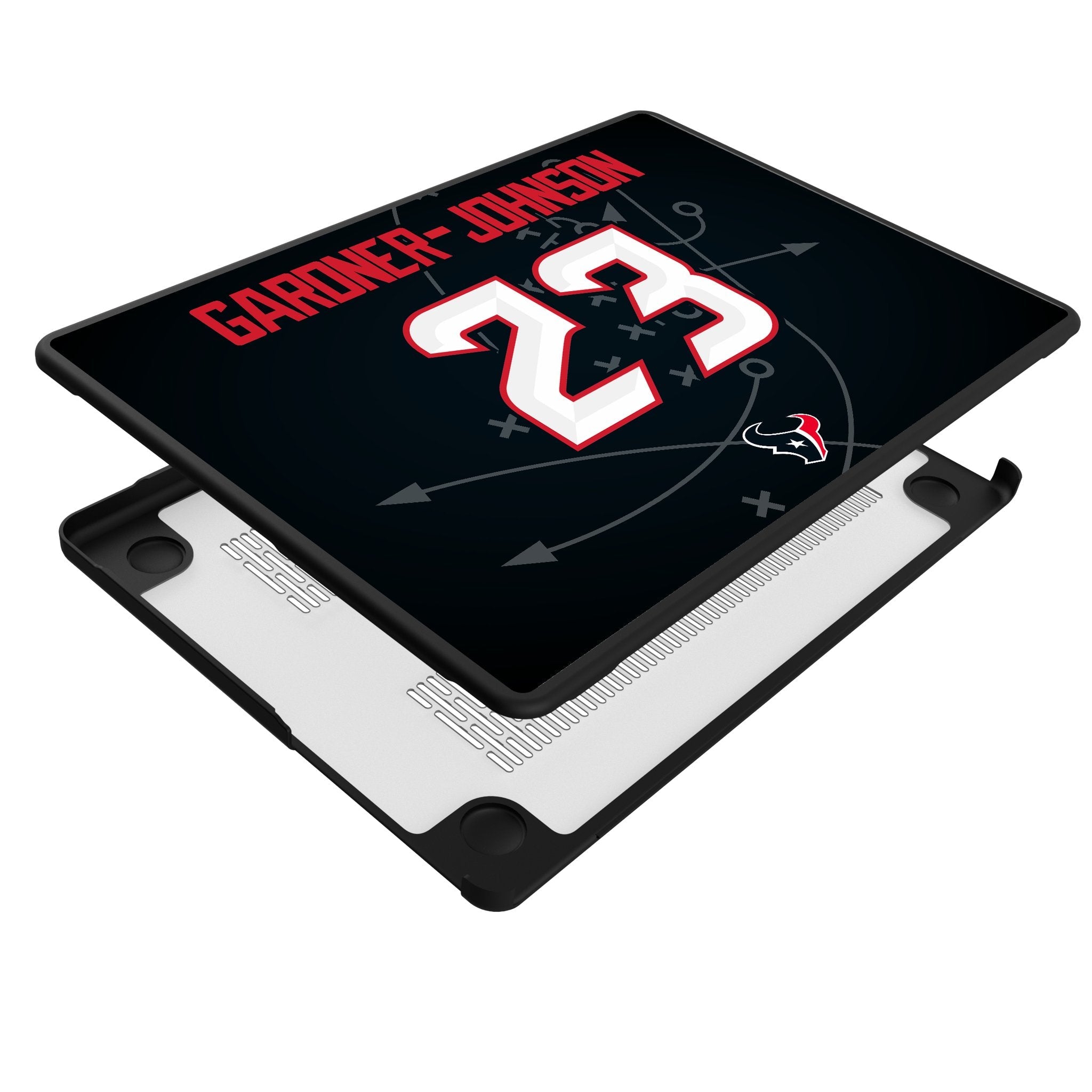 C.J. Gardner-Johnson Houston Texans 23 Game Tactic Laptop Case for Apple MacBook - Sports Gifts, Sports Memorabilia, Sports Collectibles, Fan Shop