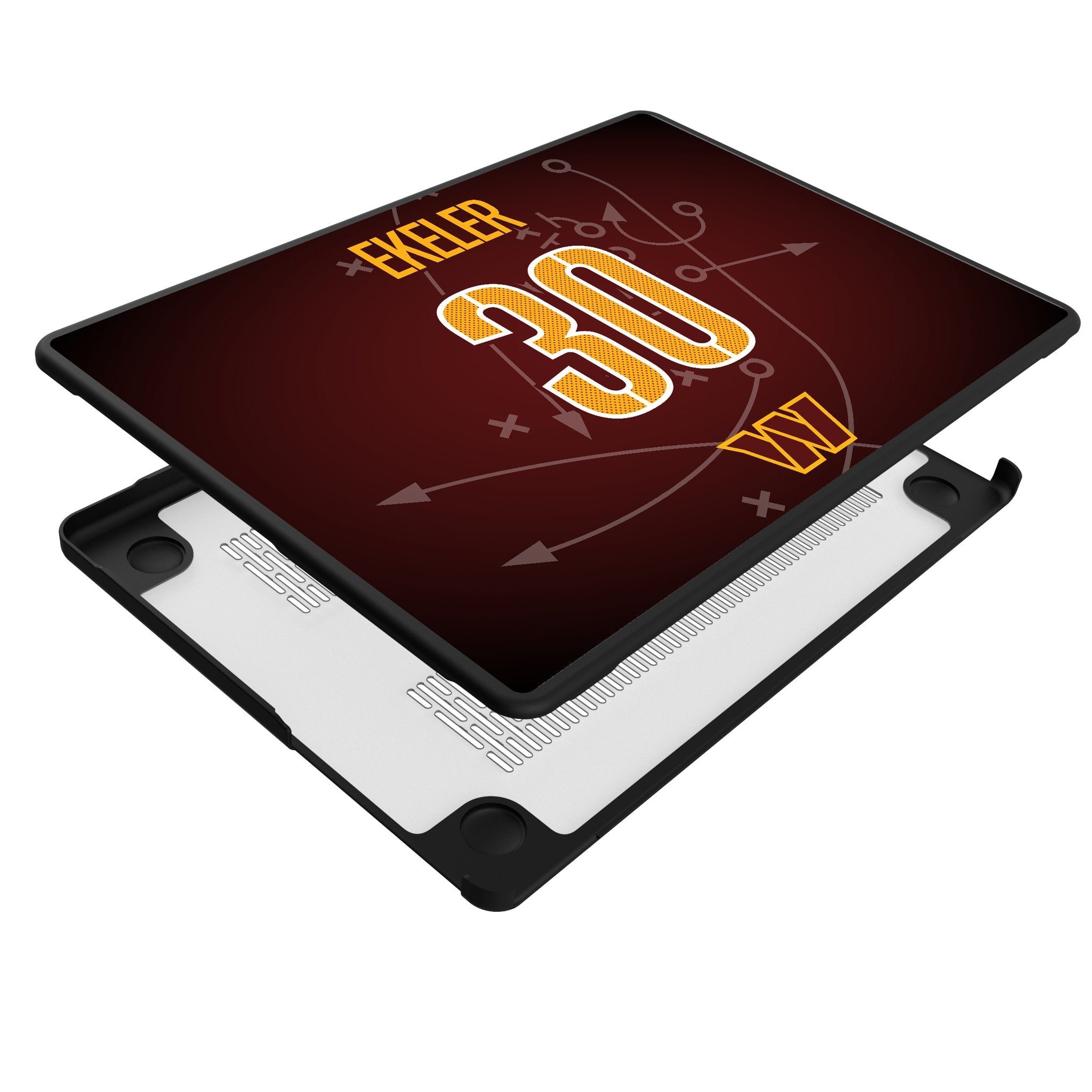Austin Ekeler Washington Commanders 30 Game Tactic Laptop Case for Apple MacBook - Sports Gifts, Sports Memorabilia, Sports Collectibles, Fan Shop