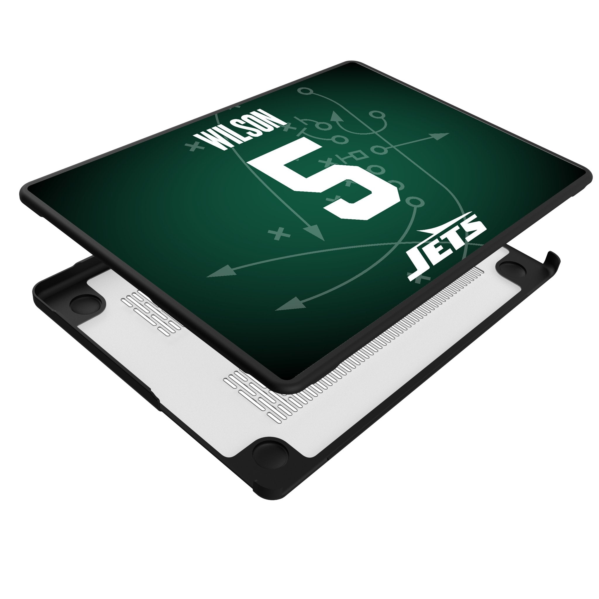 Garrett Wilson New York Jets 5 Game Tactic Laptop Case for Apple MacBook - Sports Gifts, Sports Memorabilia, Sports Collectibles, Fan Shop
