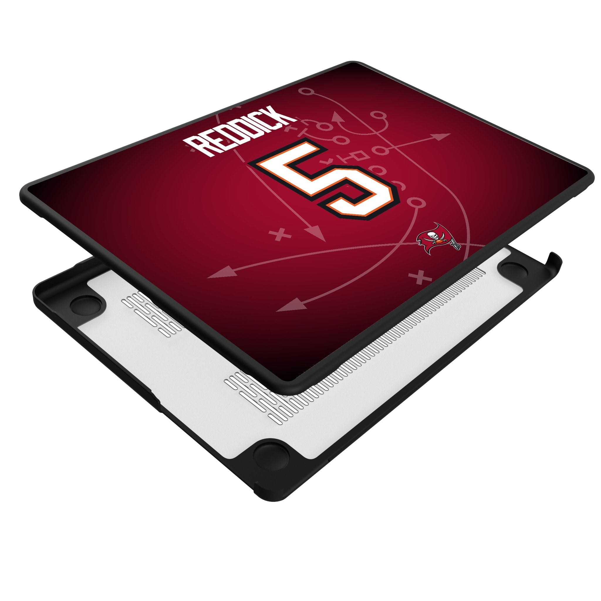 Haason Reddick Tampa Bay Buccaneers 5 Game Tactic Laptop Case for Apple MacBook - Sports Gifts, Sports Memorabilia, Sports Collectibles, Fan Shop