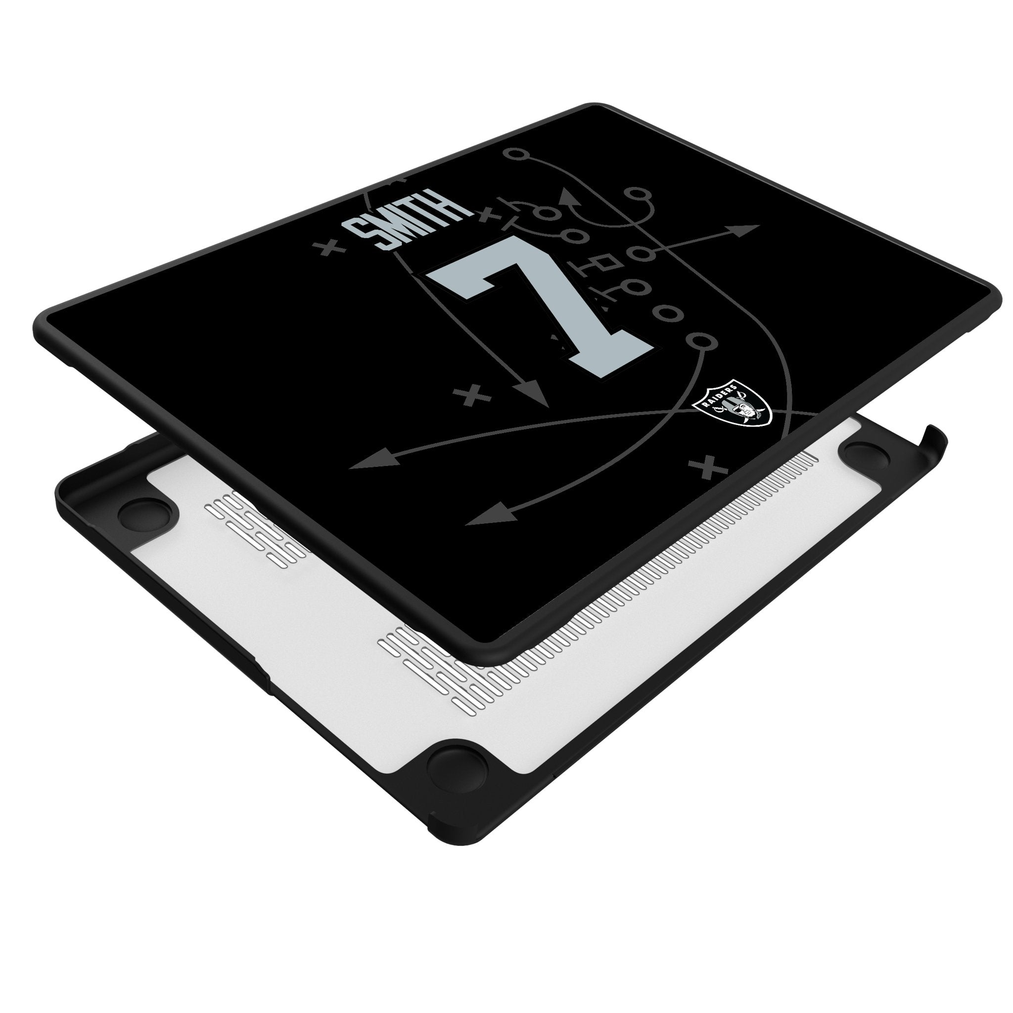Geno Smith Las Vegas Raiders 7 Game Tactic Laptop Case for Apple MacBook - Sports Gifts, Sports Memorabilia, Sports Collectibles, Fan Shop